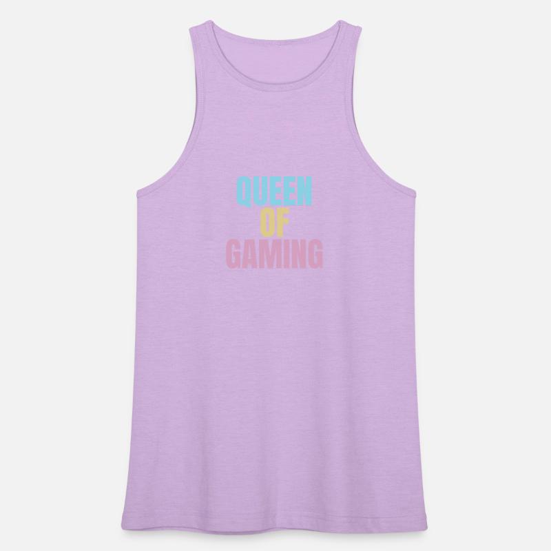 Queen of GAMING, colourful gaming slogan