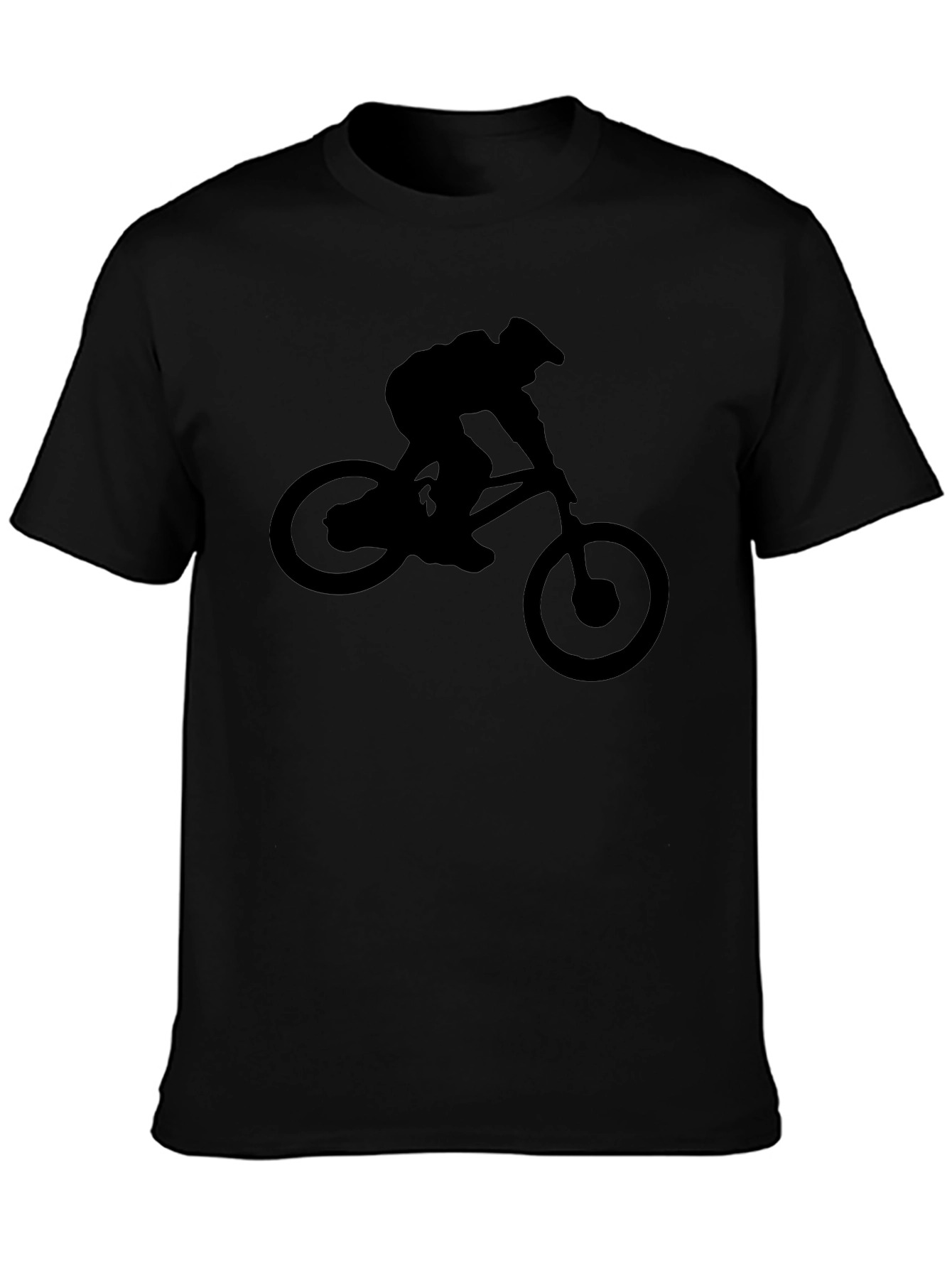 Mountain Biker Silhouette Graphic Tee
