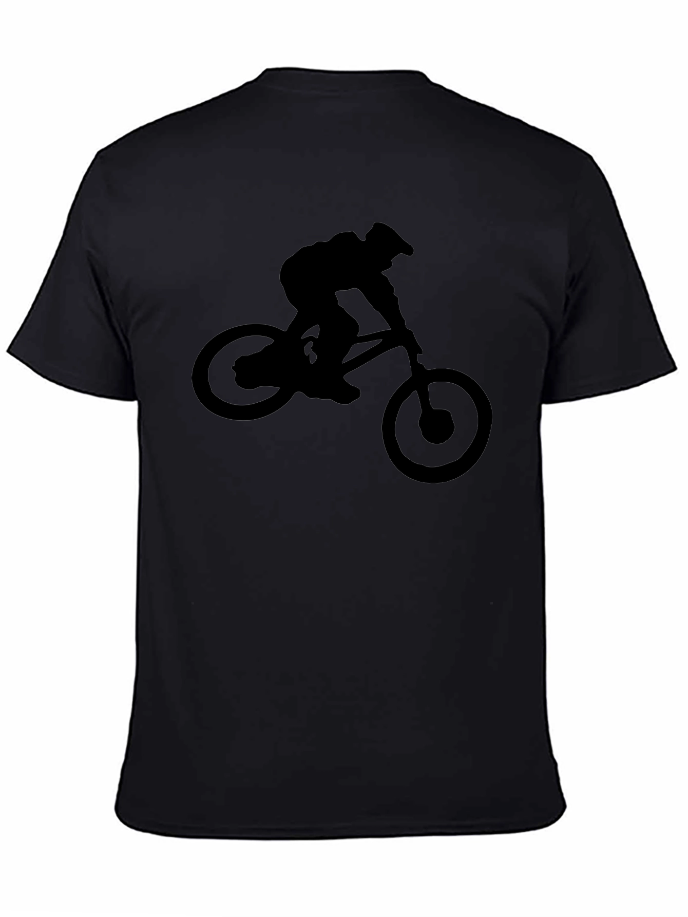 Mountain Biker Silhouette Graphic Tee
