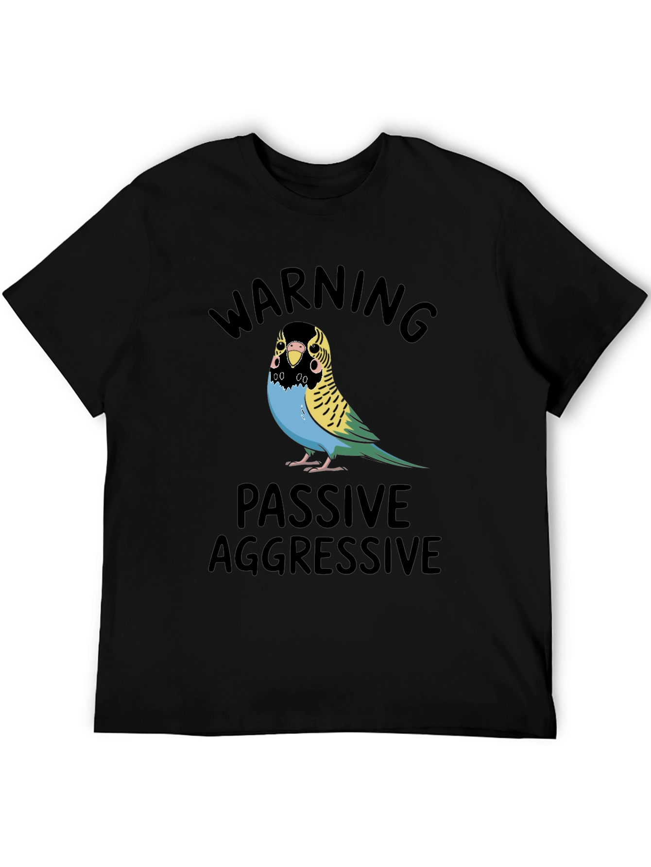 Passive Aggressive Budgie T-Shirt