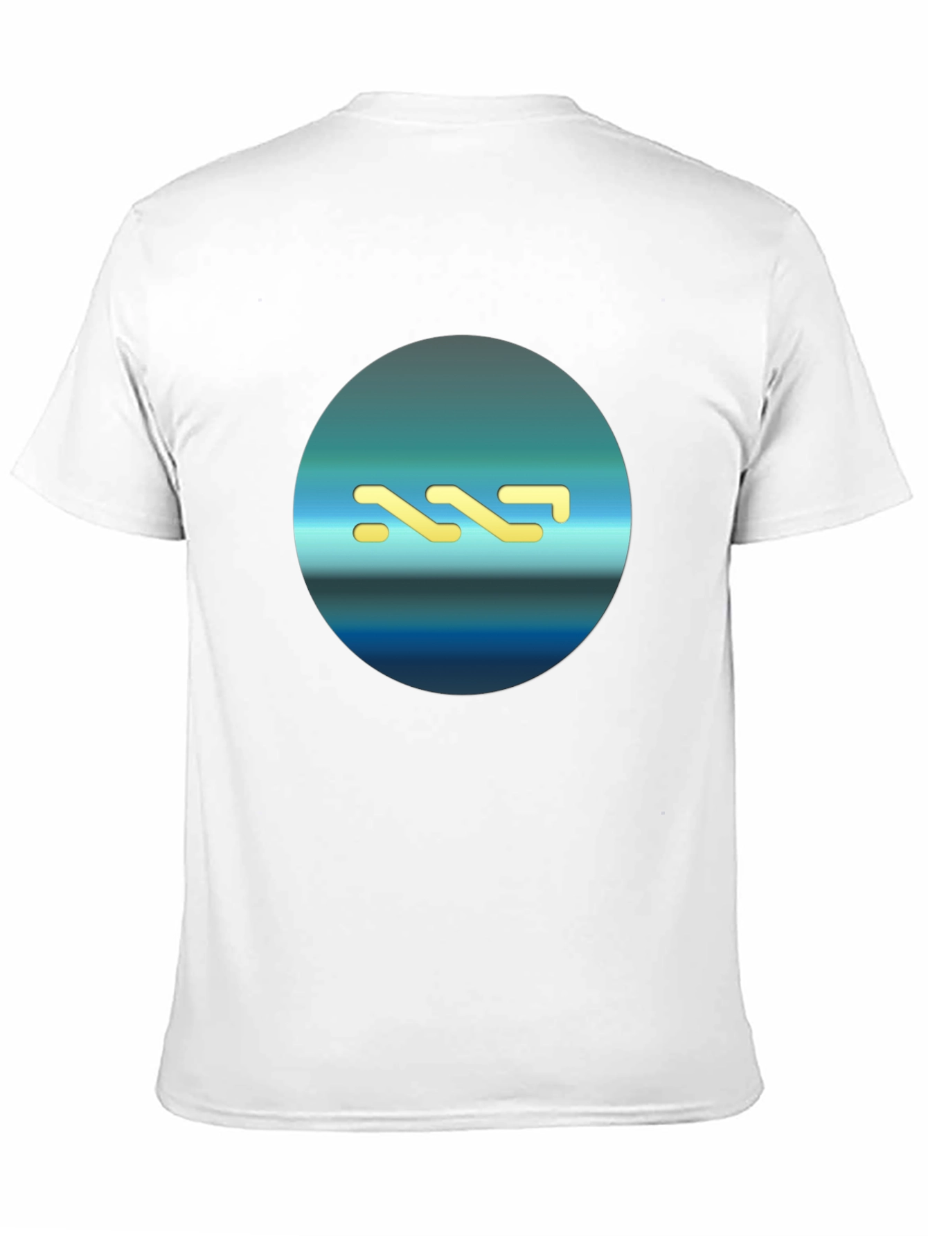 Modern Geometric Black T-Shirt