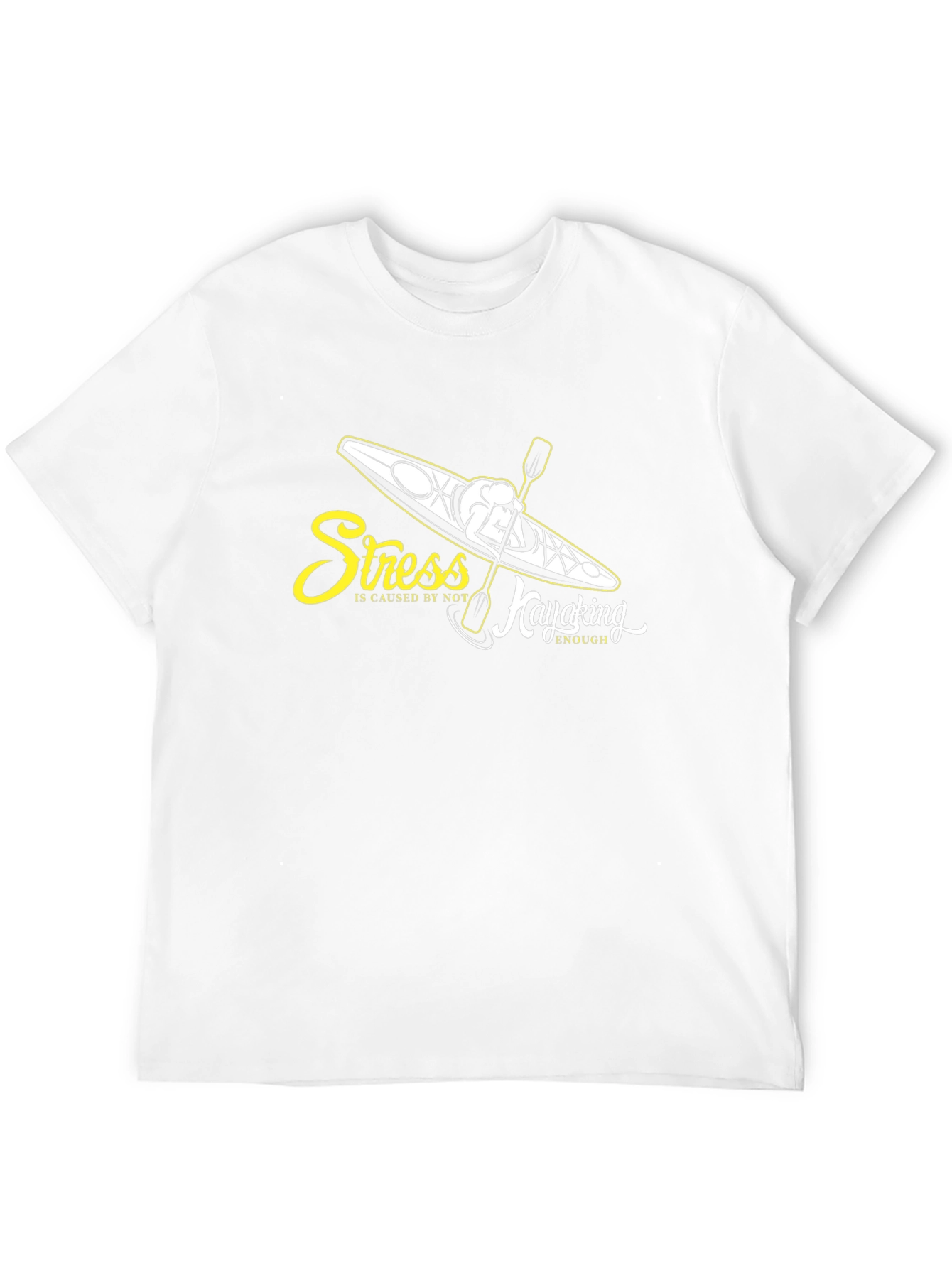 Stress Kayaking Black T-Shirt
