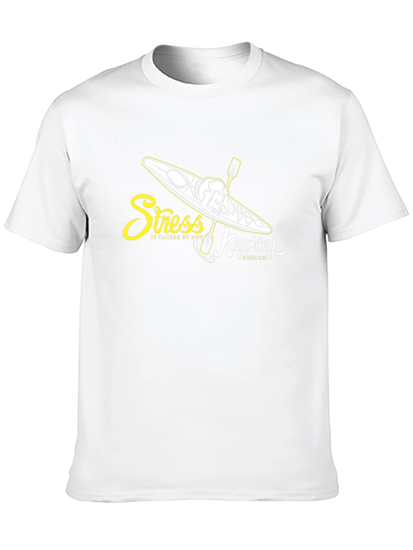Stress Kayaking Black T-Shirt