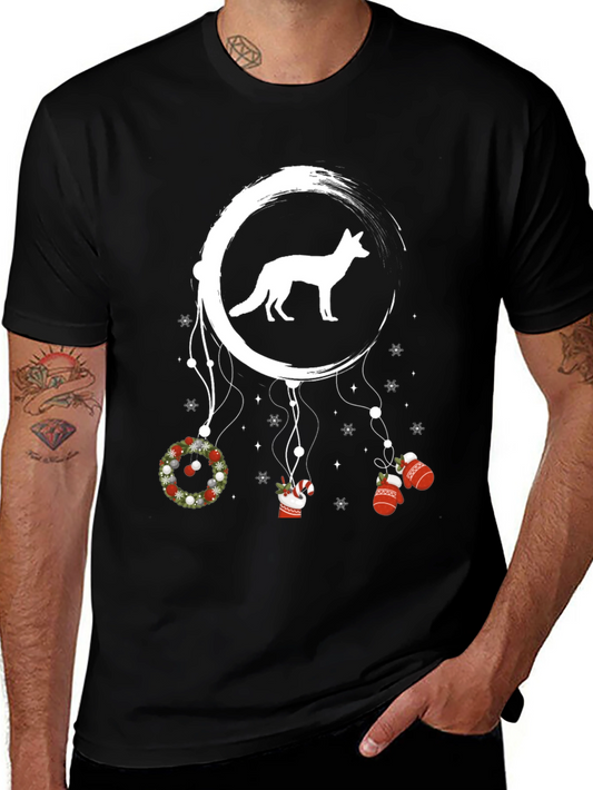 Christmas Fox Dreamcatcher T-Shirt