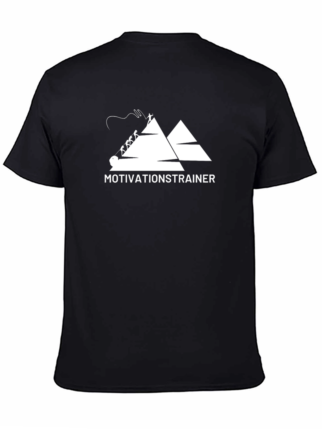 Motivation Trainer Graphic Tee - Mens Black T-Shirt