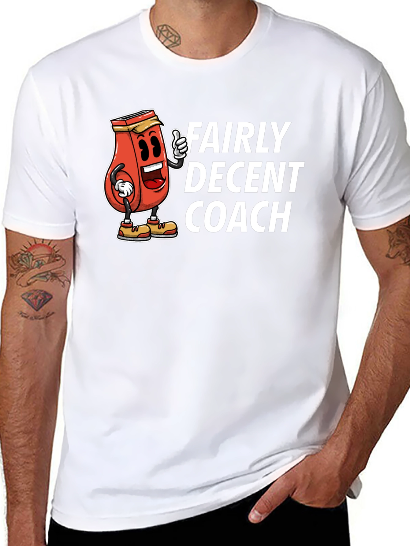 Fairly Decent Coach Graphic T-Shirt