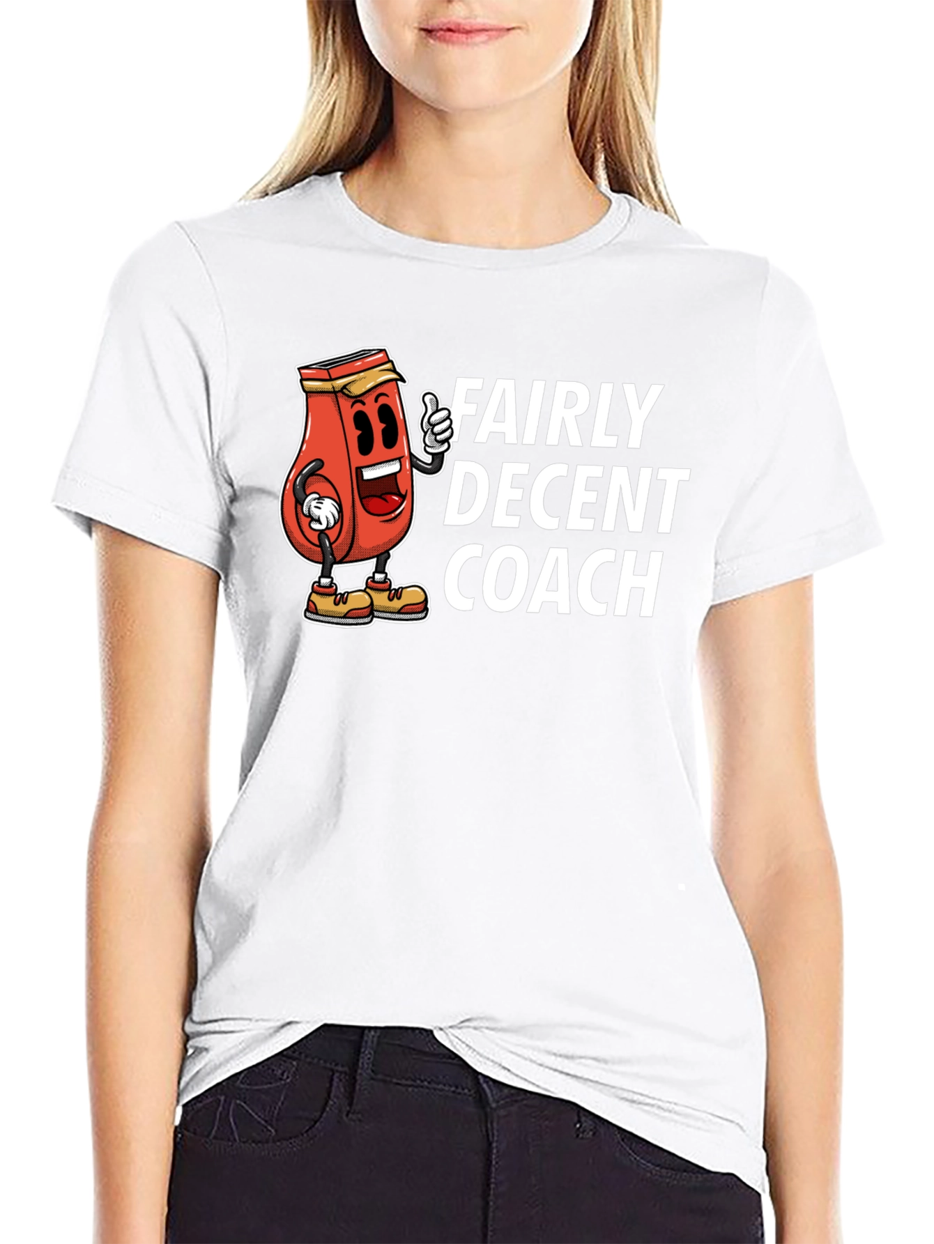 Fairly Decent Coach Graphic T-Shirt