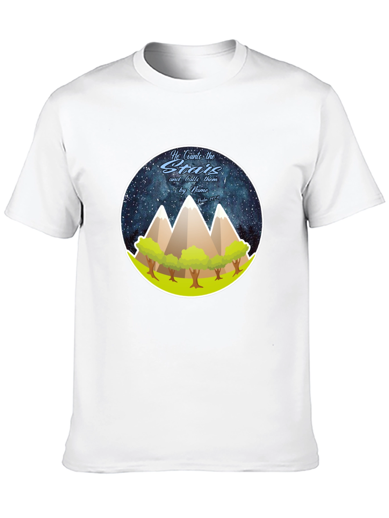 He Counts the Stars Graphic T-Shirt