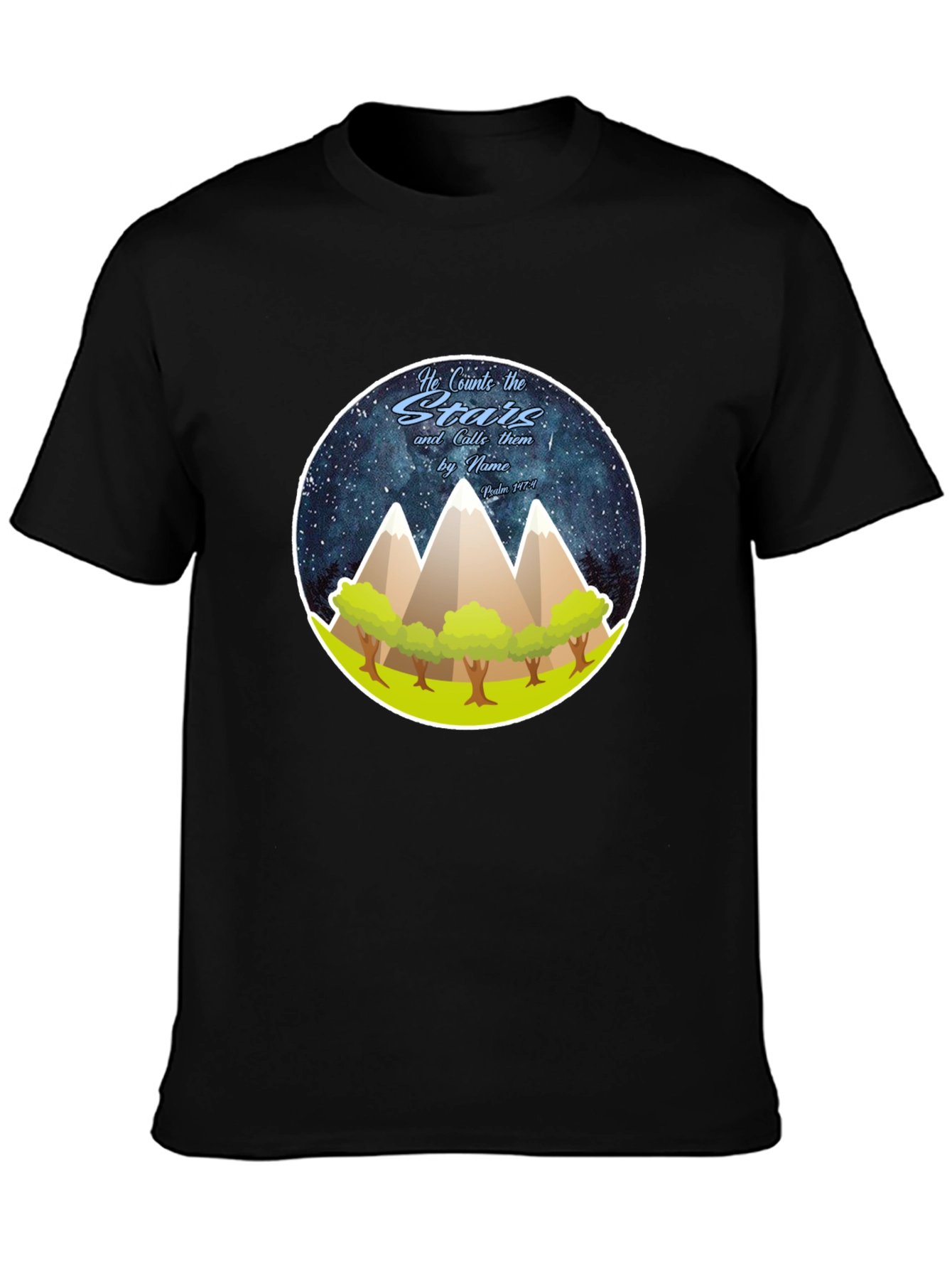 He Counts the Stars Graphic T-Shirt