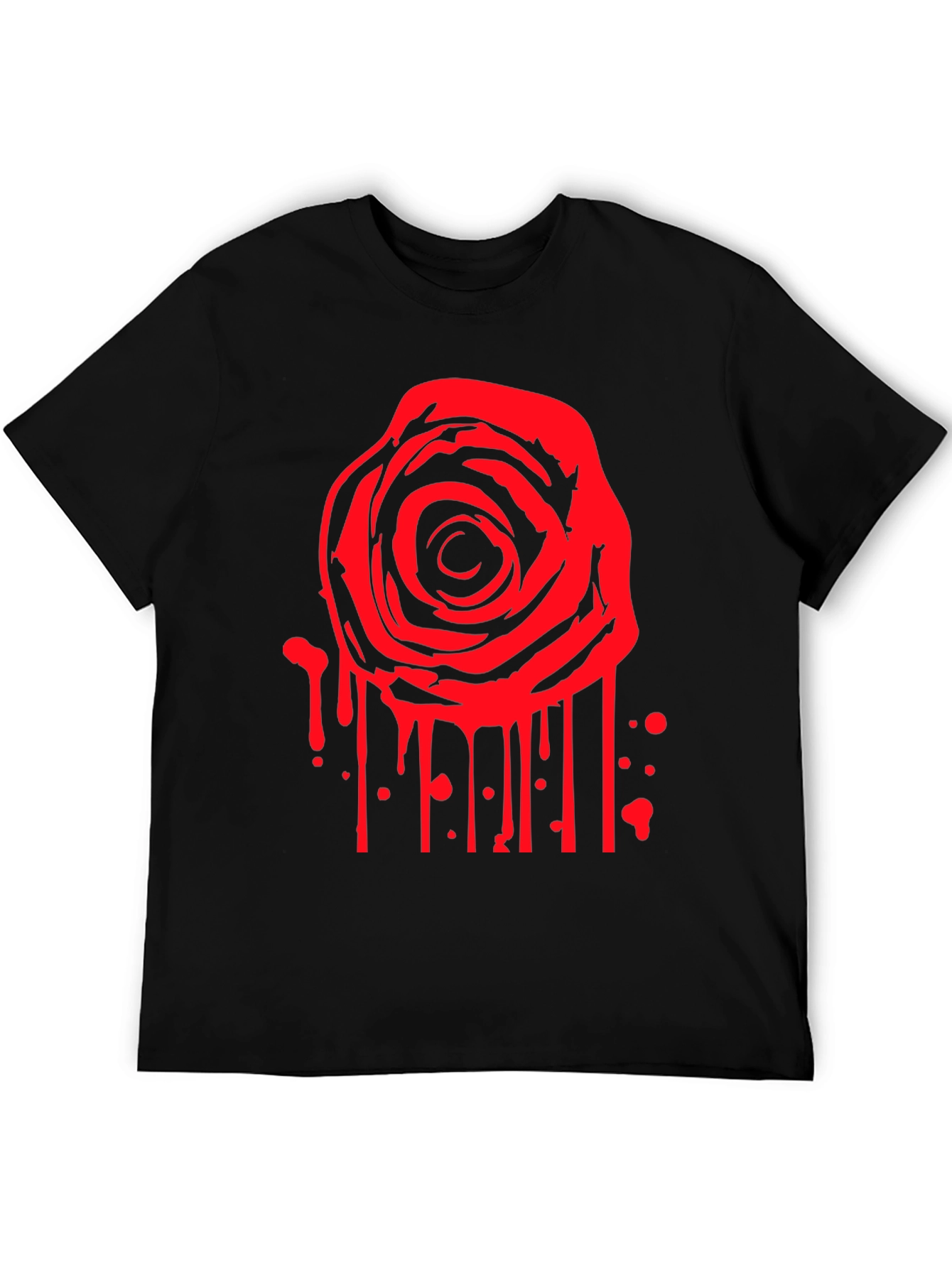 Red Rose Bleeding Graphic T-Shirt