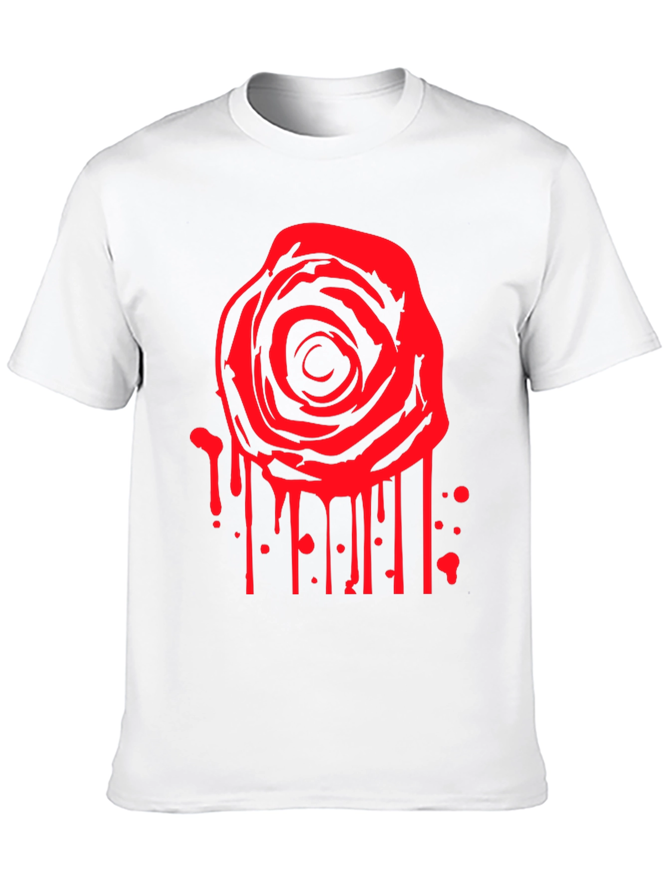 Red Rose Bleeding Graphic T-Shirt