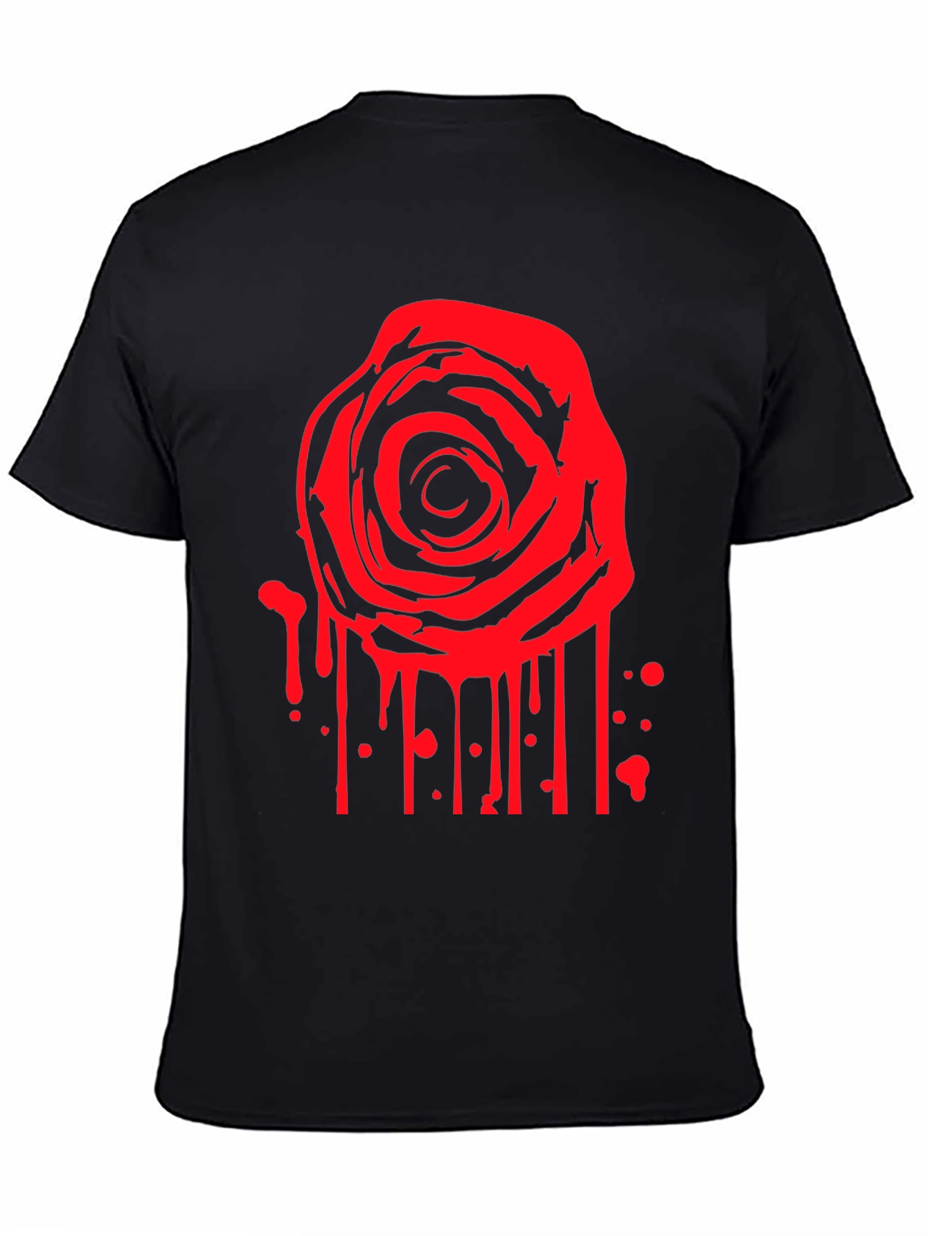 Red Rose Bleeding Graphic T-Shirt