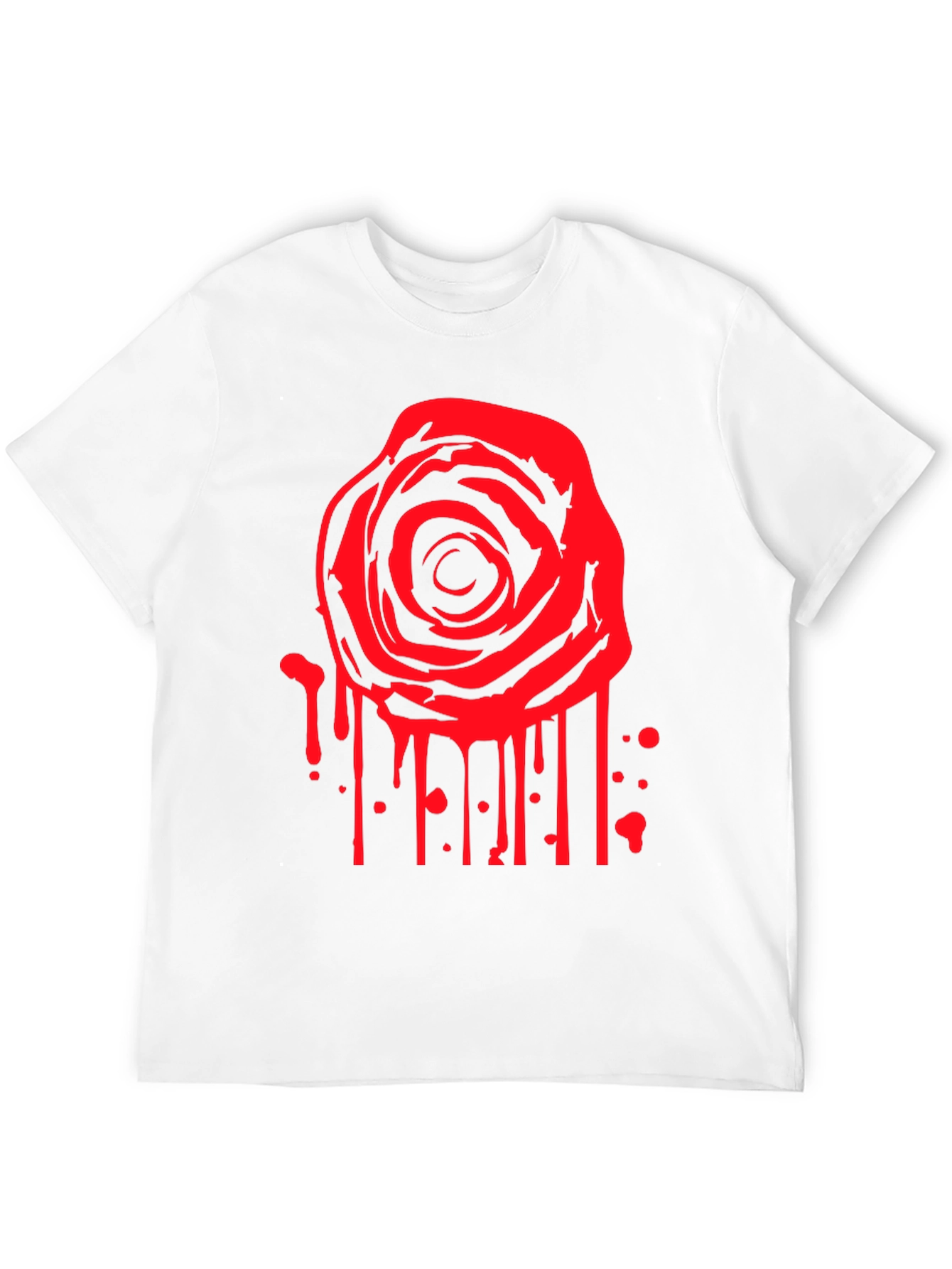 Red Rose Bleeding Graphic T-Shirt