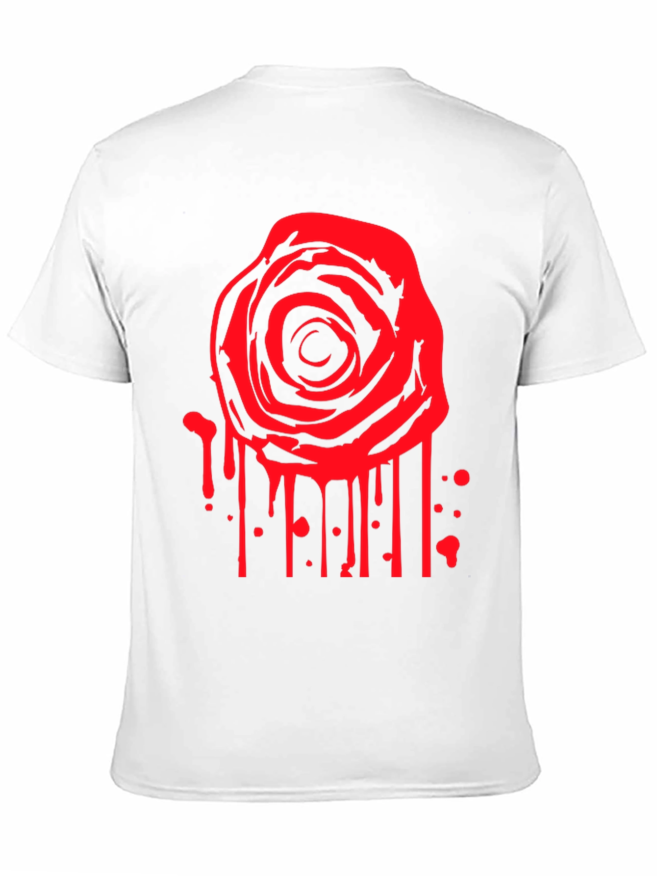 Red Rose Bleeding Graphic T-Shirt