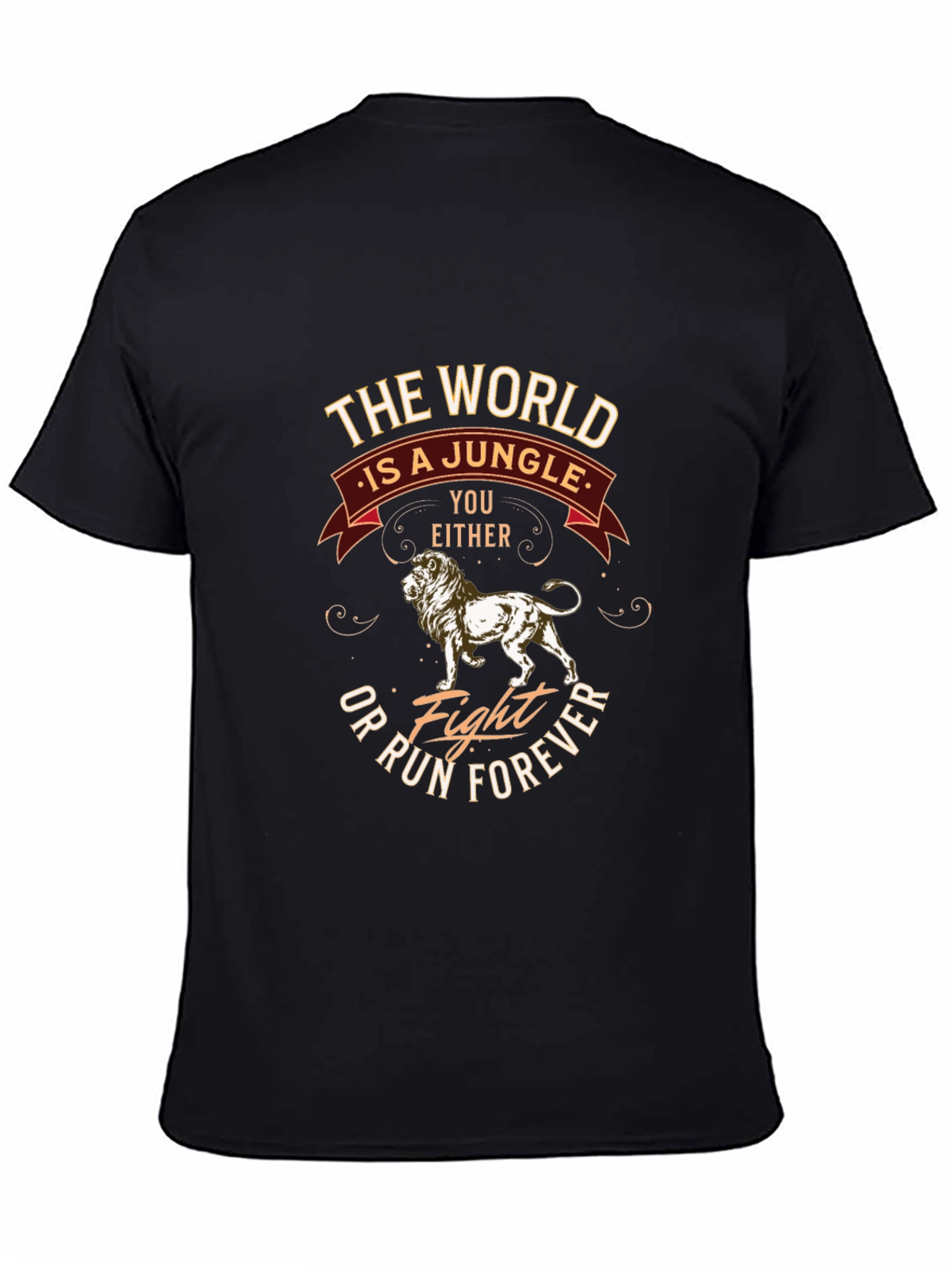 Jungle Lion Graphic T-Shirt
