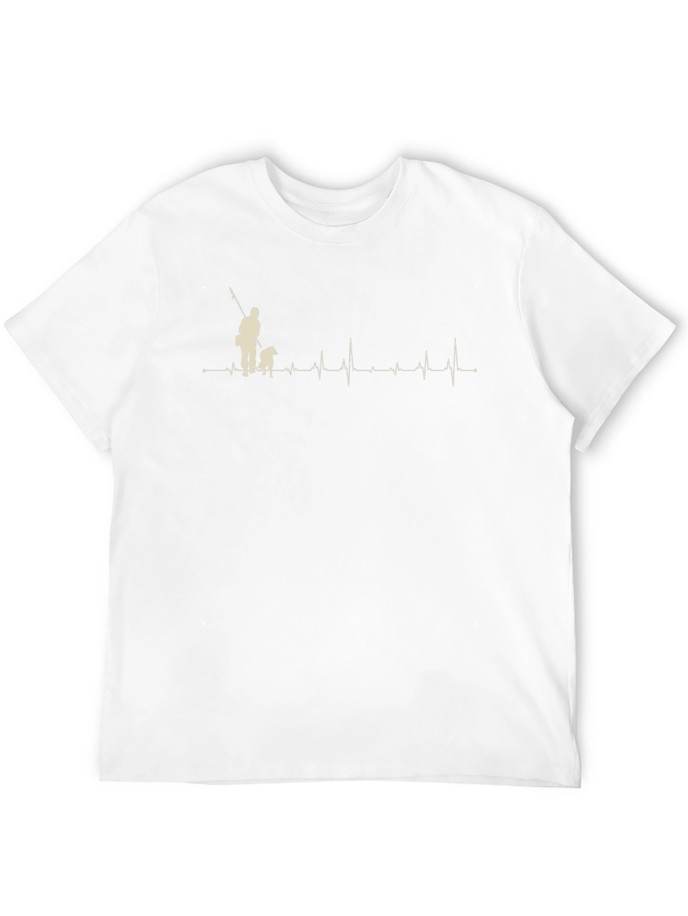 Hunter Dog Heartbeat Graphic Tee - Black