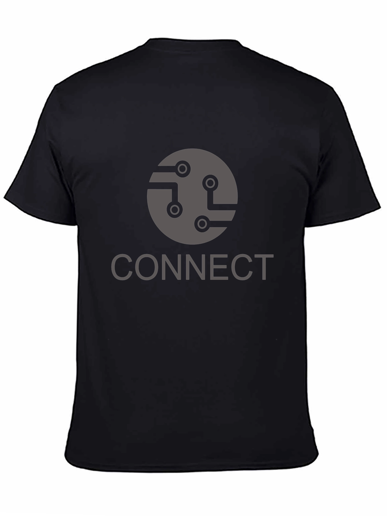 Connect Graphic T-Shirt - Black Cotton Blend