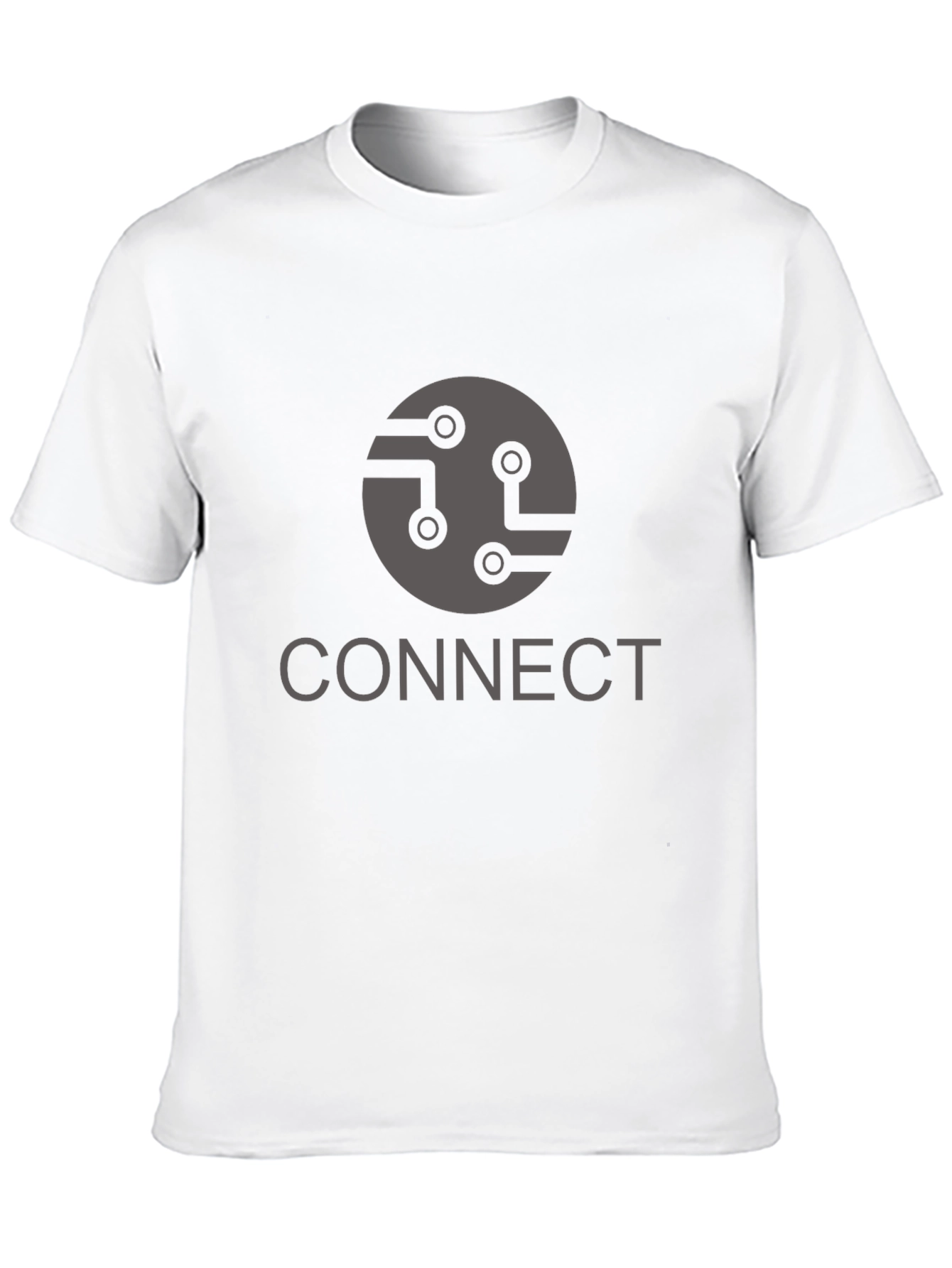 Connect Graphic T-Shirt - Black Cotton Blend