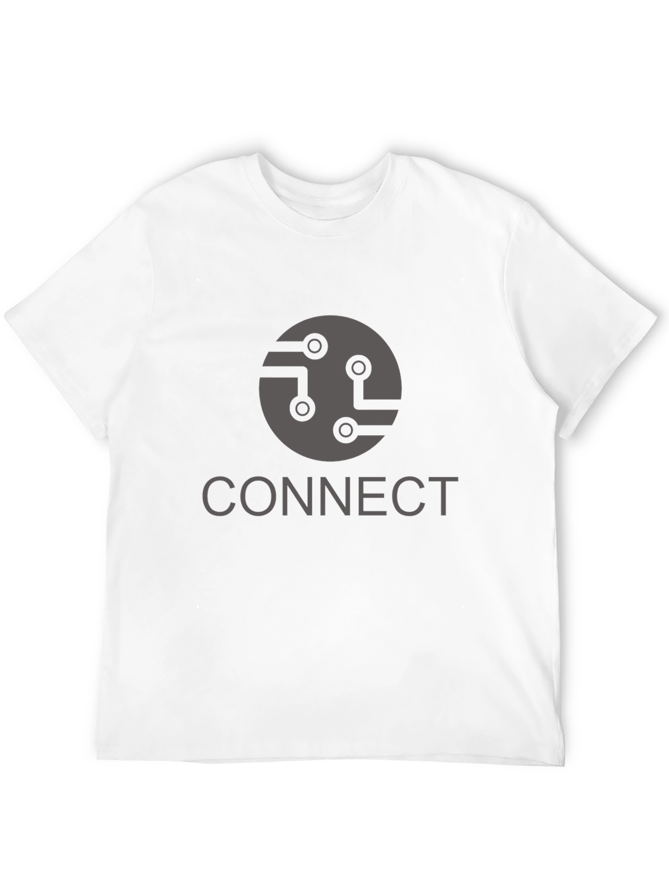 Connect Graphic T-Shirt - Black Cotton Blend