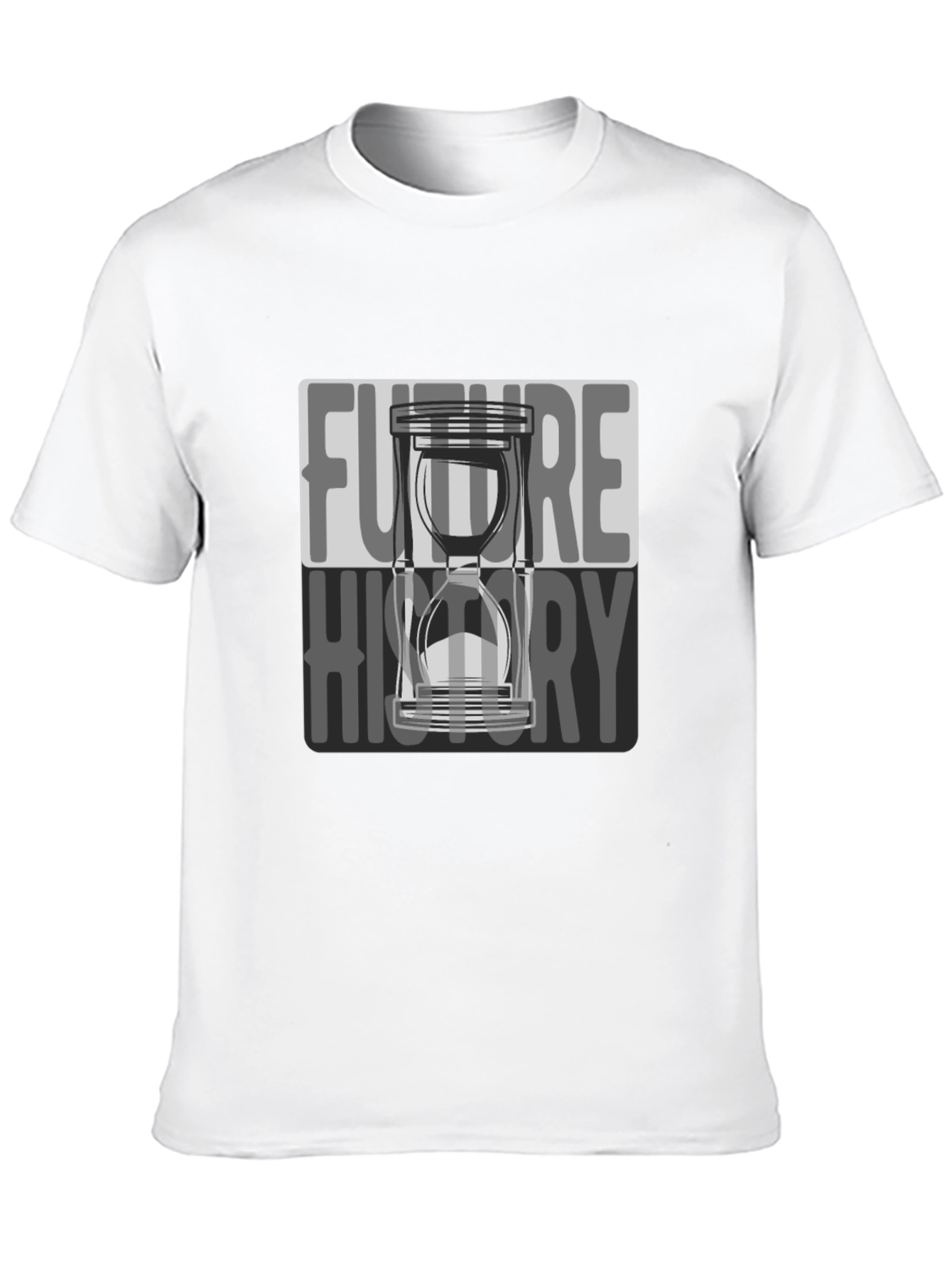 Future History Hourglass Graphic T-Shirt