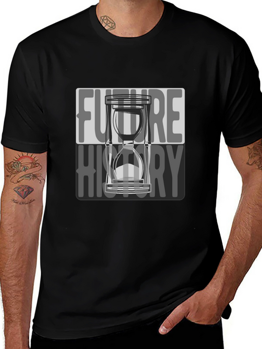 Future History Hourglass Graphic T-Shirt