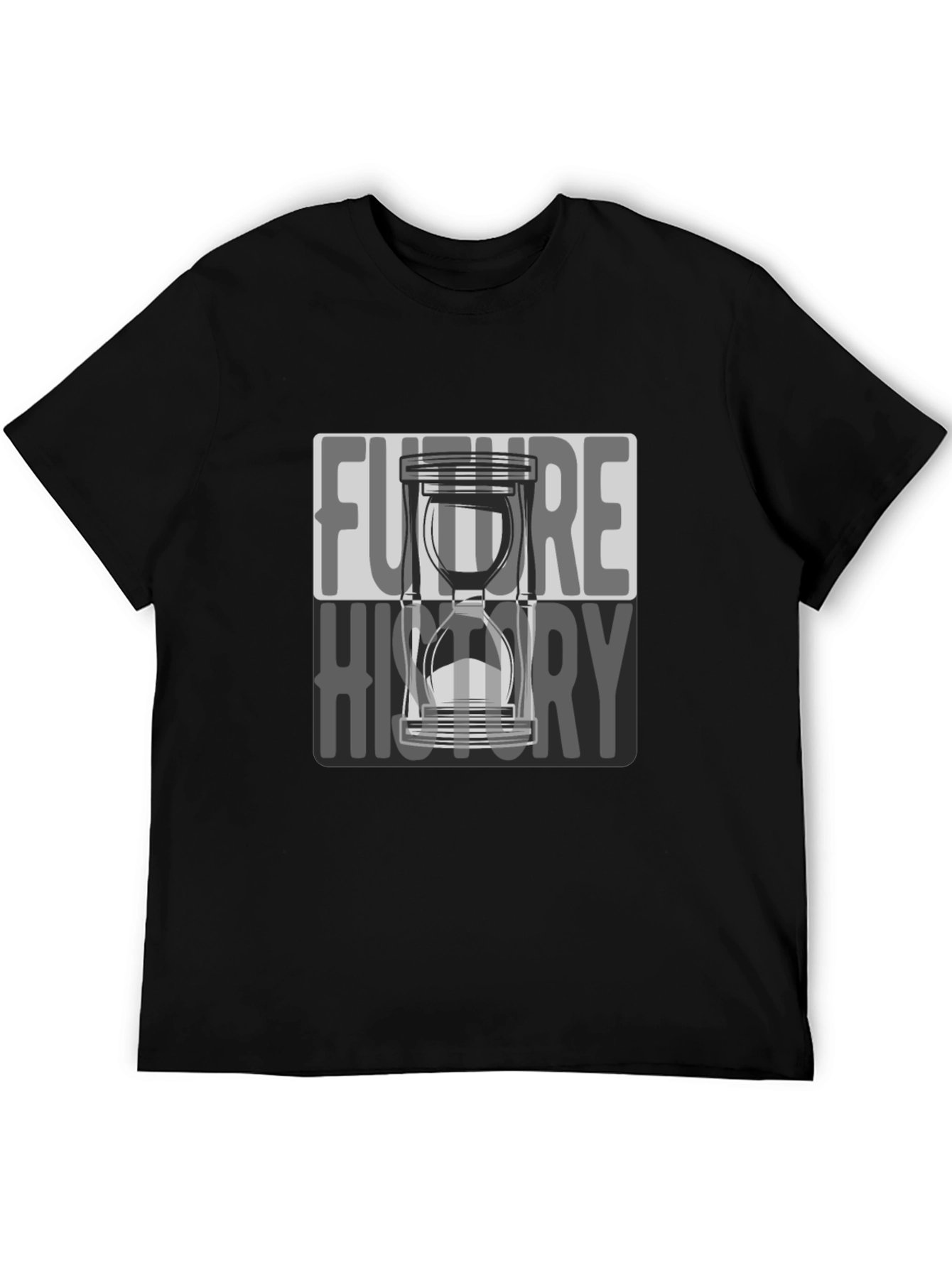 Future History Hourglass Graphic T-Shirt
