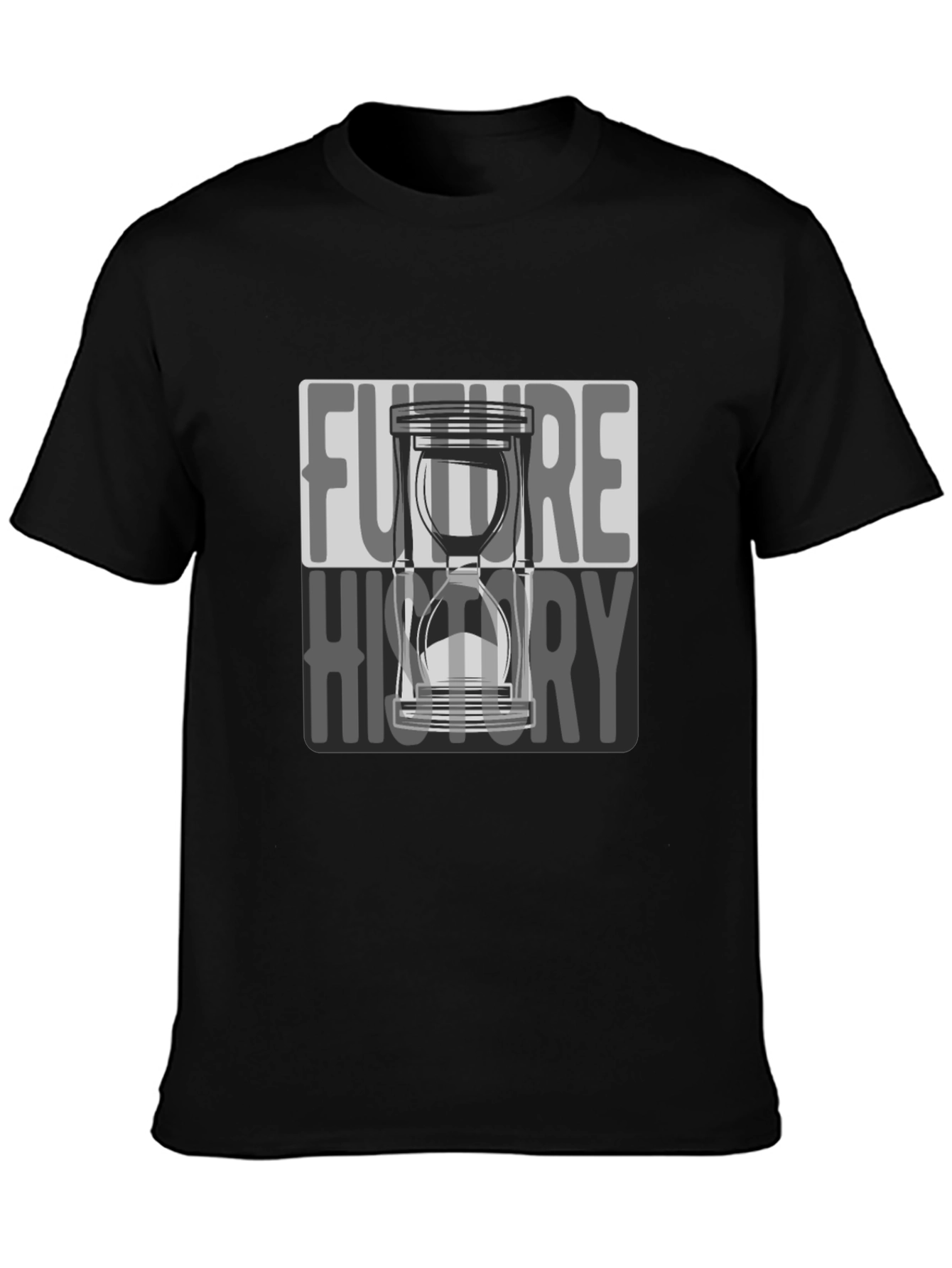 Future History Hourglass Graphic T-Shirt