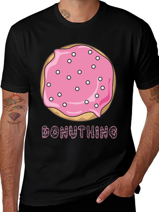 Donut Thing T-Shirt - Pink Sprinkled Donut Graphic Tee