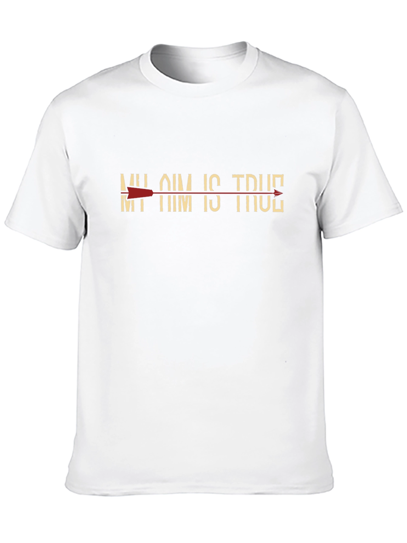 My Aim Is True Graphic T-Shirt - Black