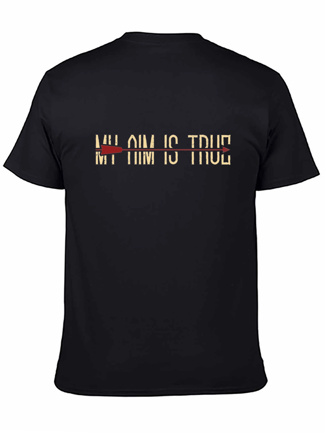 My Aim Is True Graphic T-Shirt - Black
