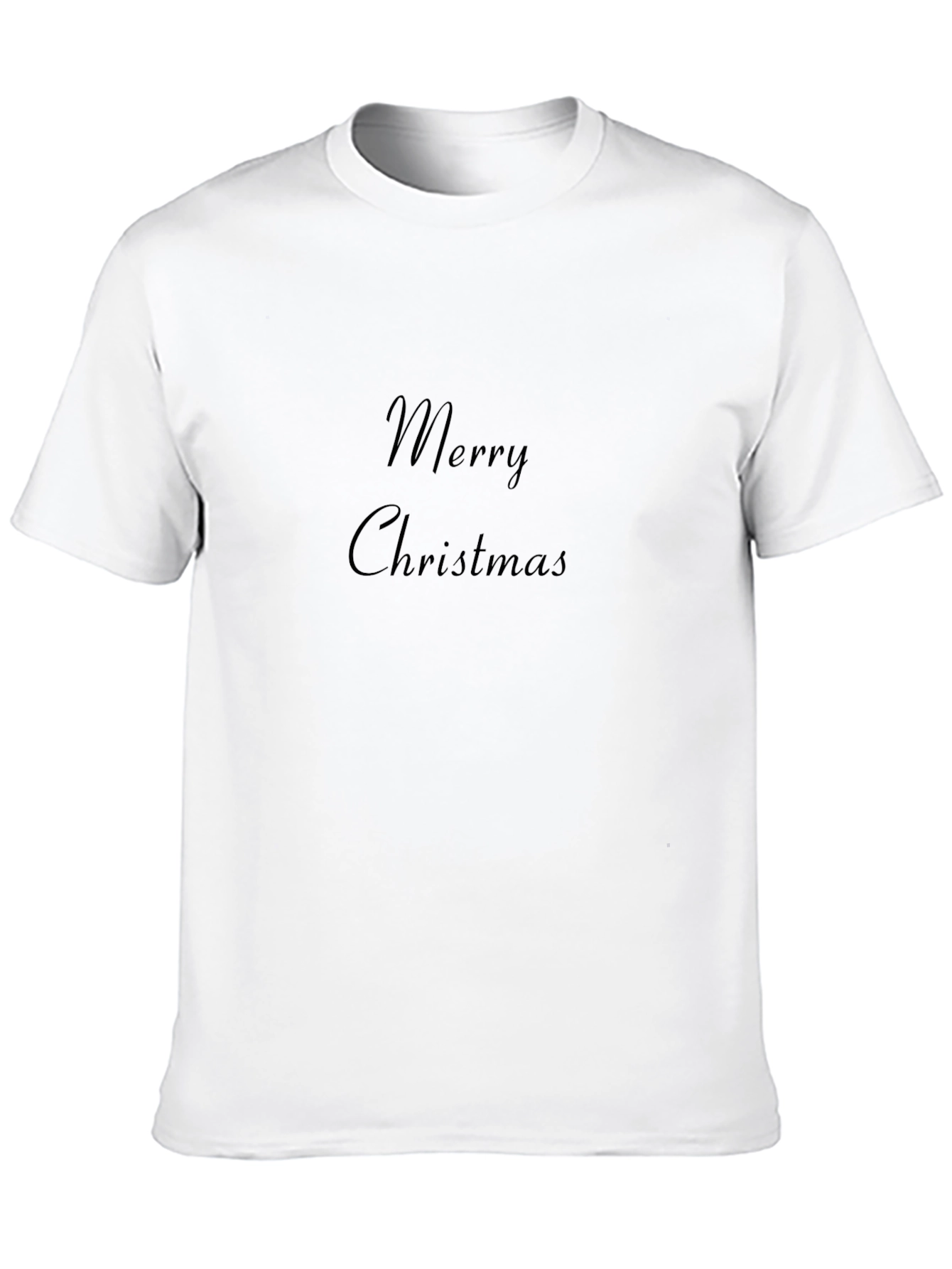 Merry Christmas Black T-Shirt