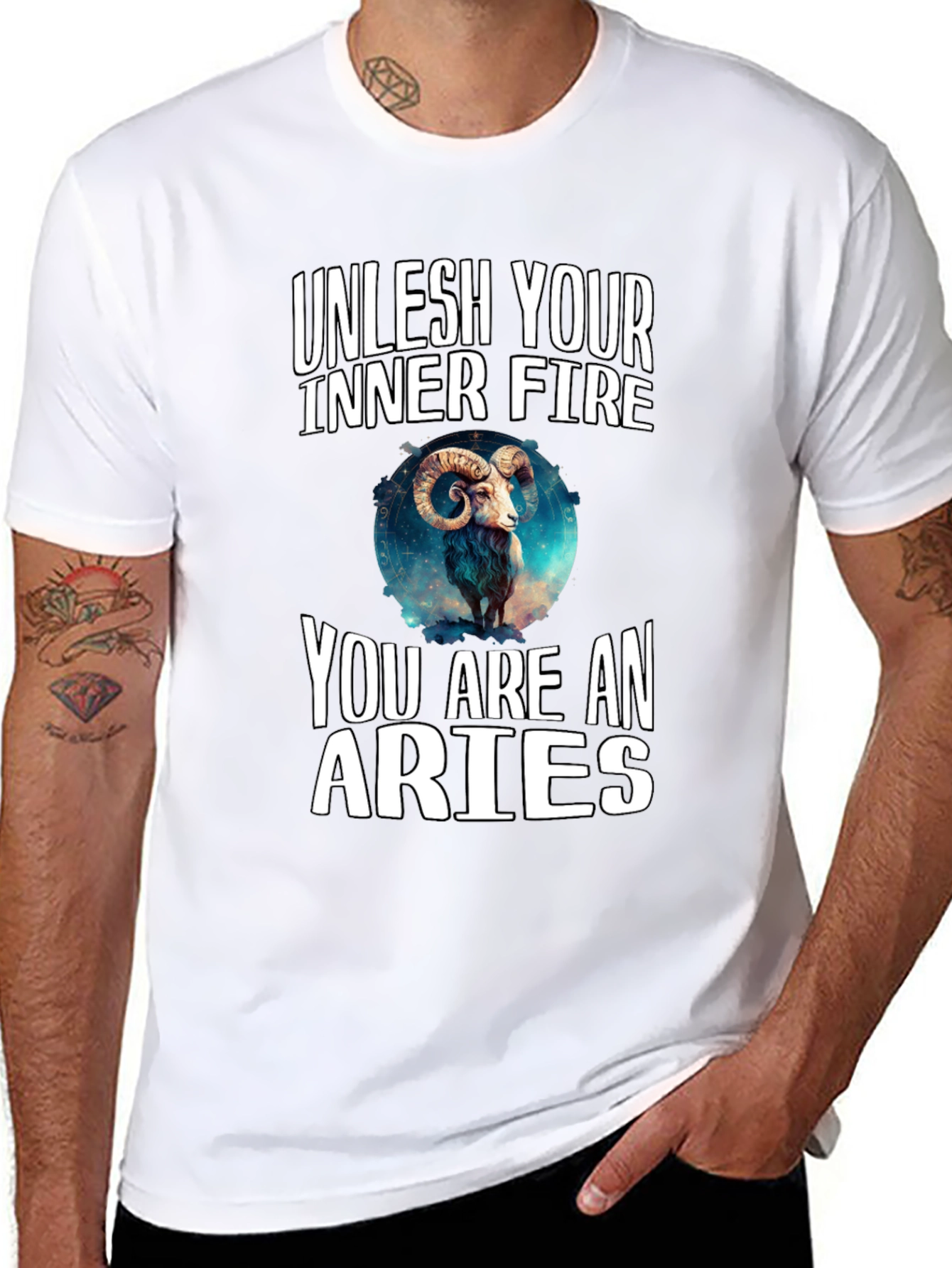 Unleash Your Inner Fire Aries T-Shirt