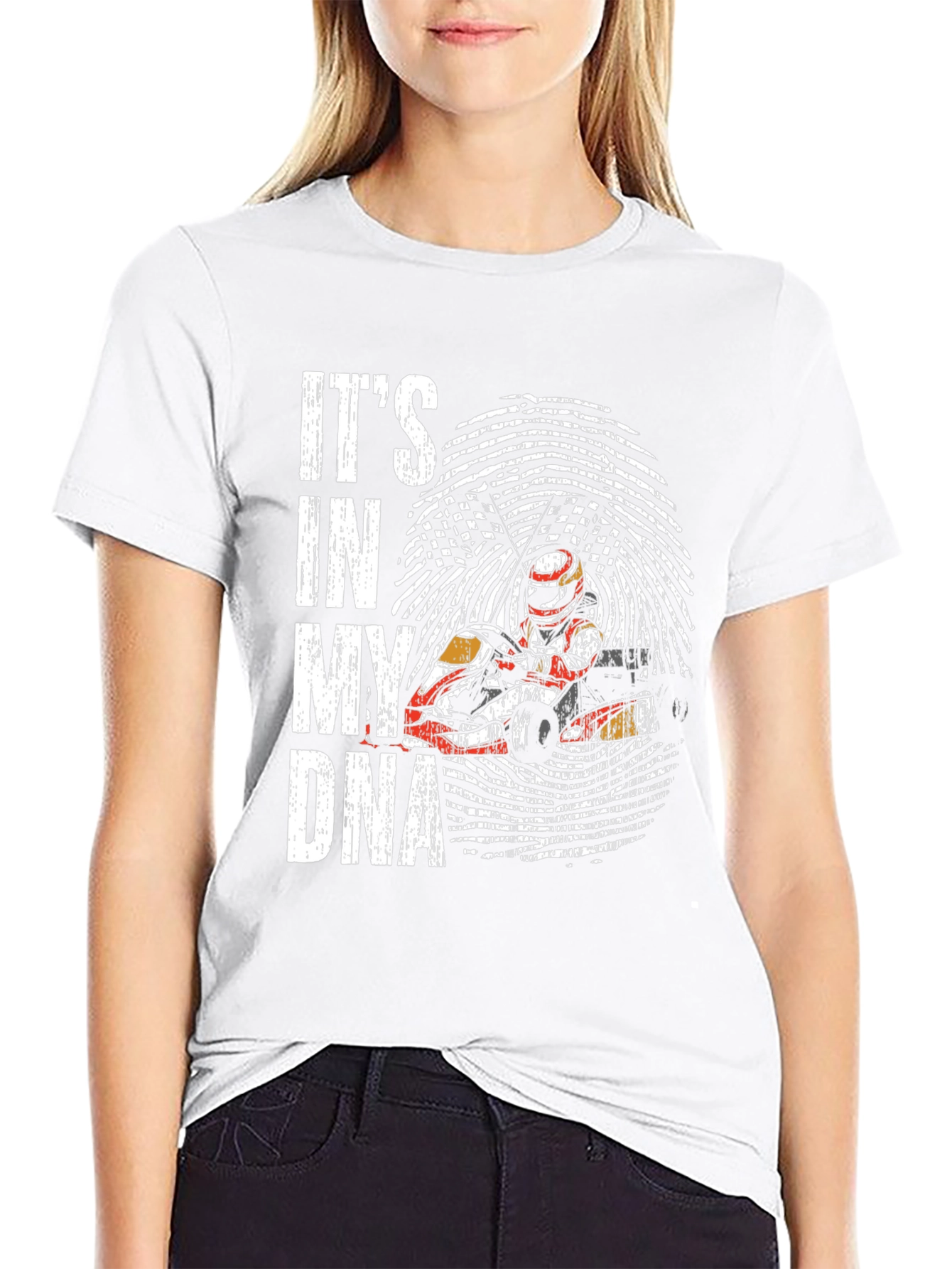 Its In My DNA Racing Go Kart T-Shirt