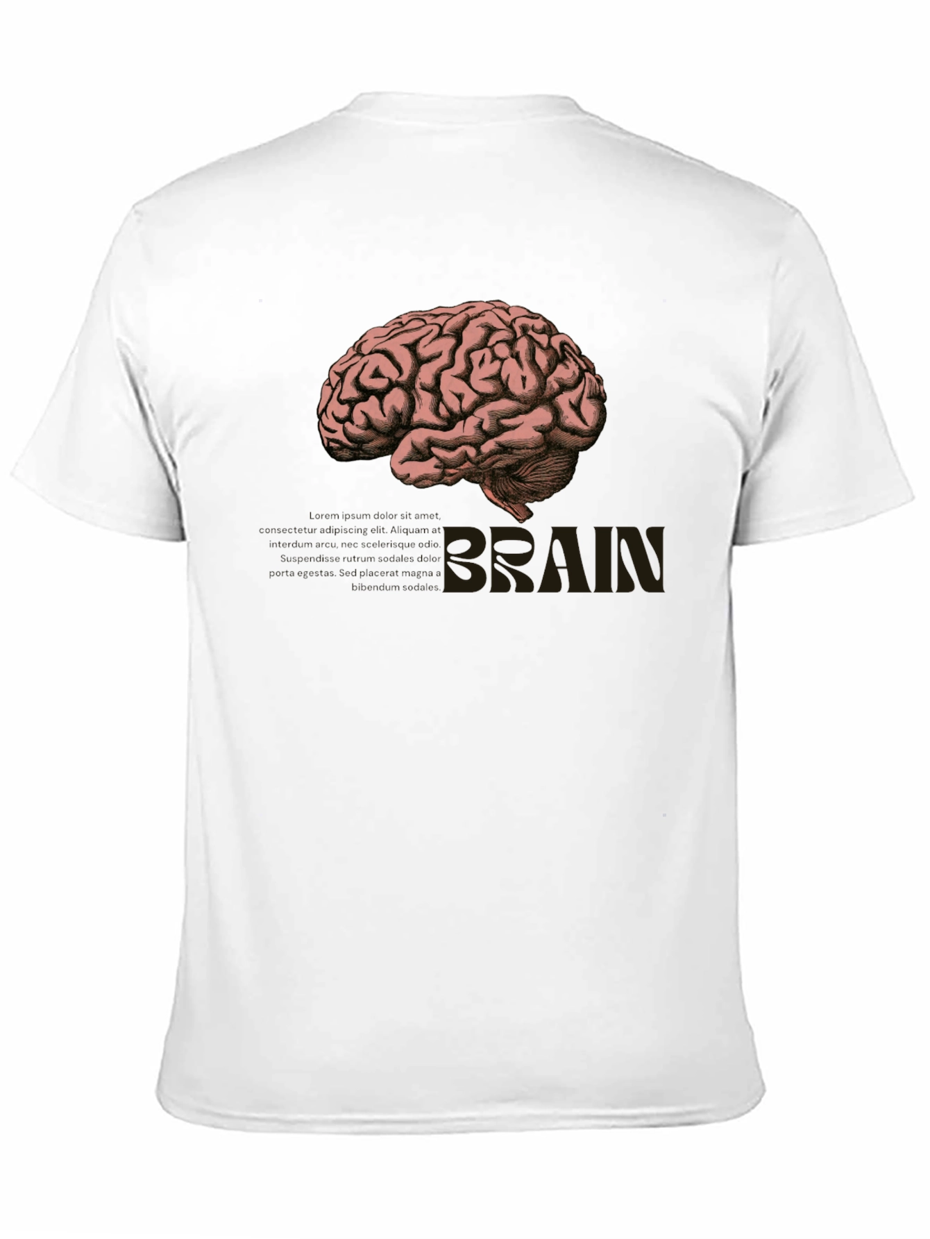 Brain Graphic Tee - Smart Style