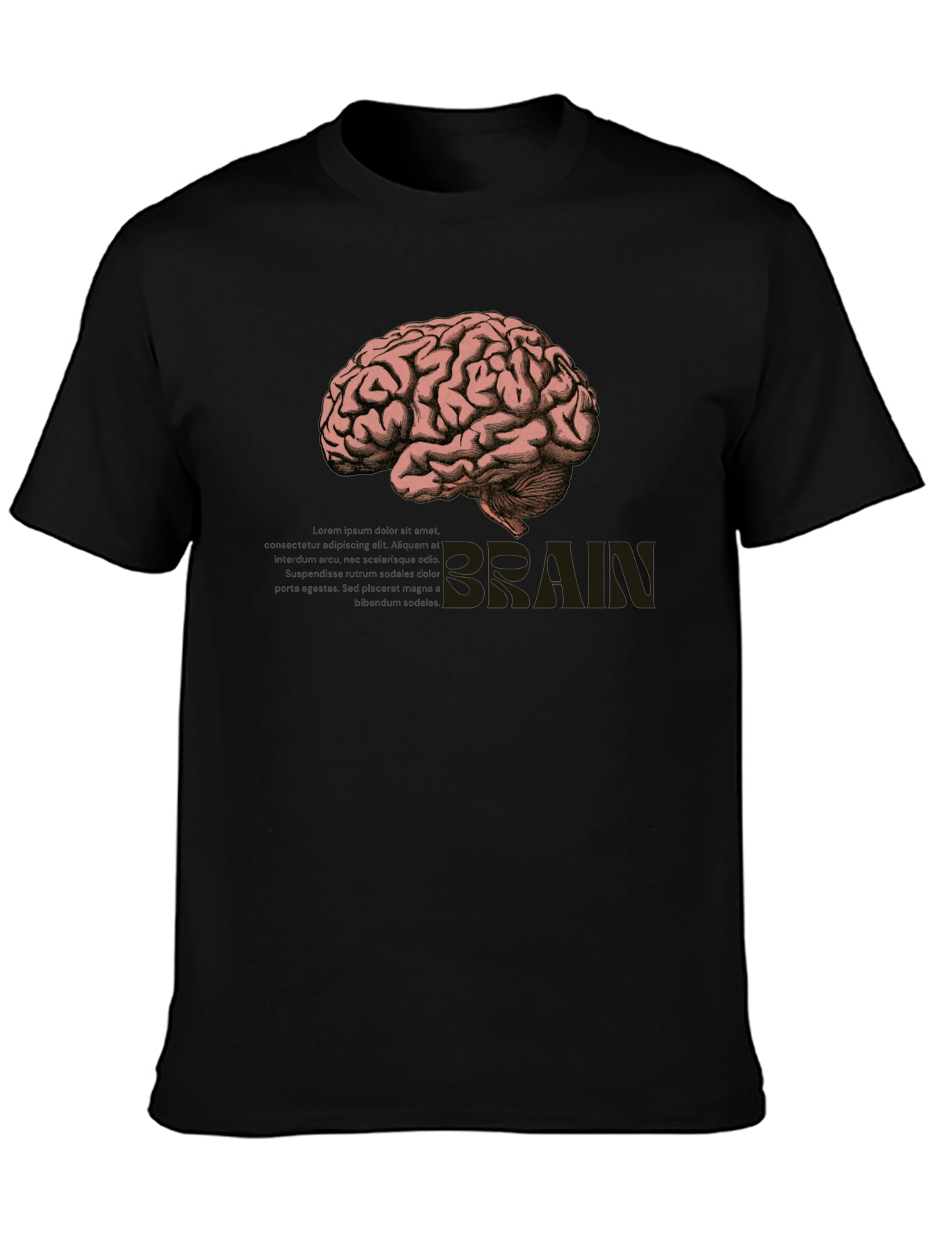 Brain Graphic Tee - Smart Style
