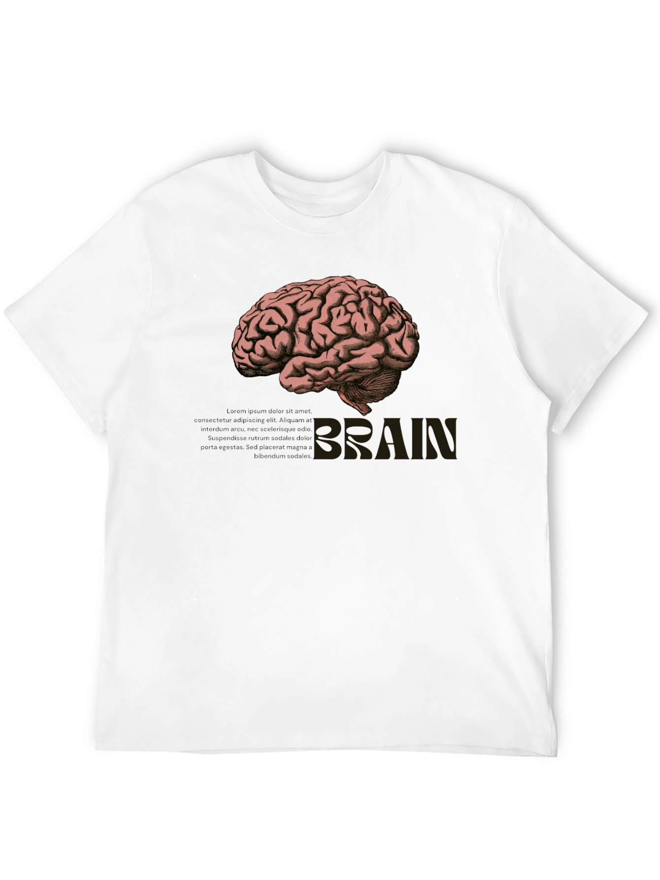 Brain Graphic Tee - Smart Style