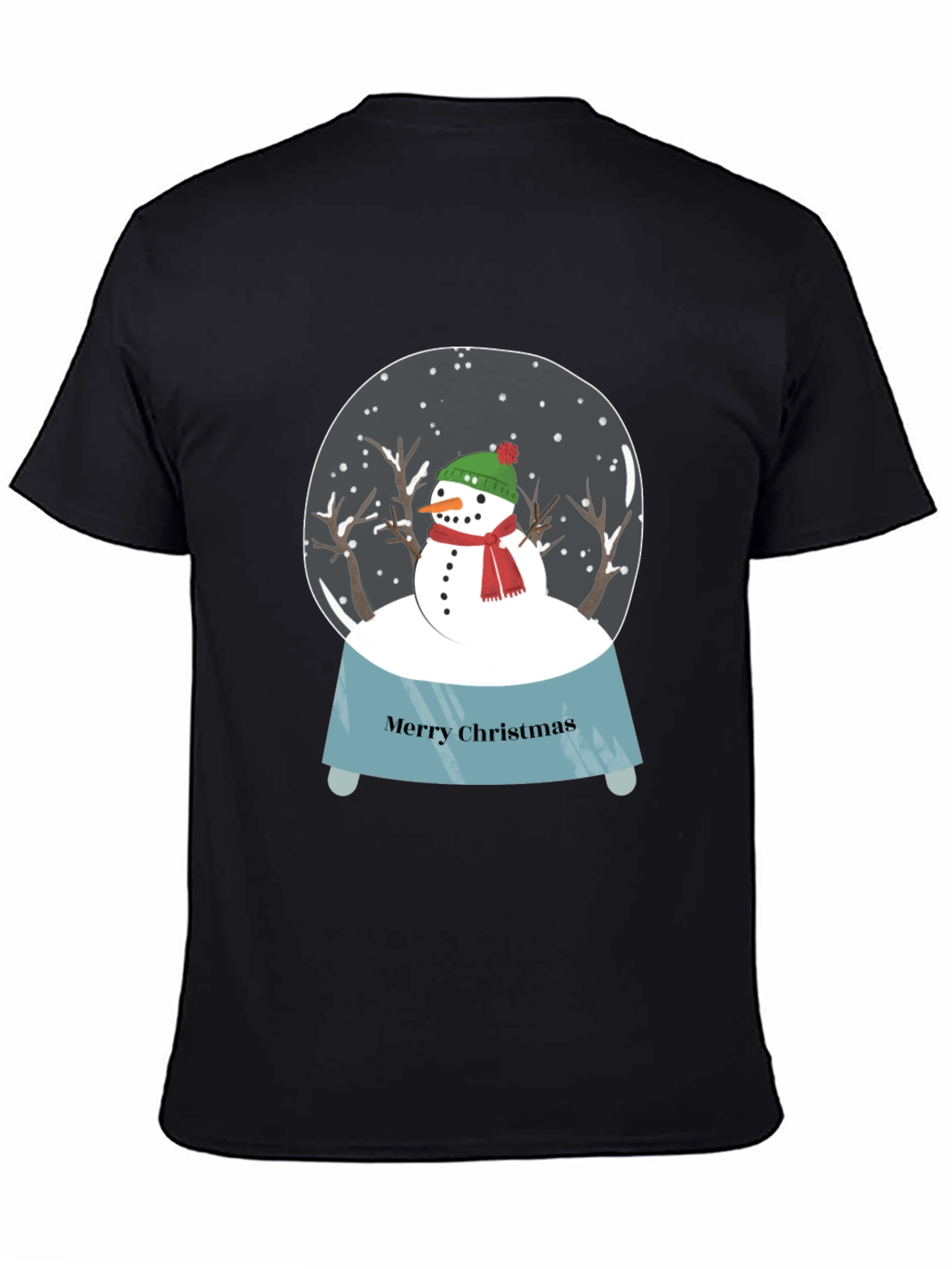 Christmas Snow Globe Graphic T-Shirt