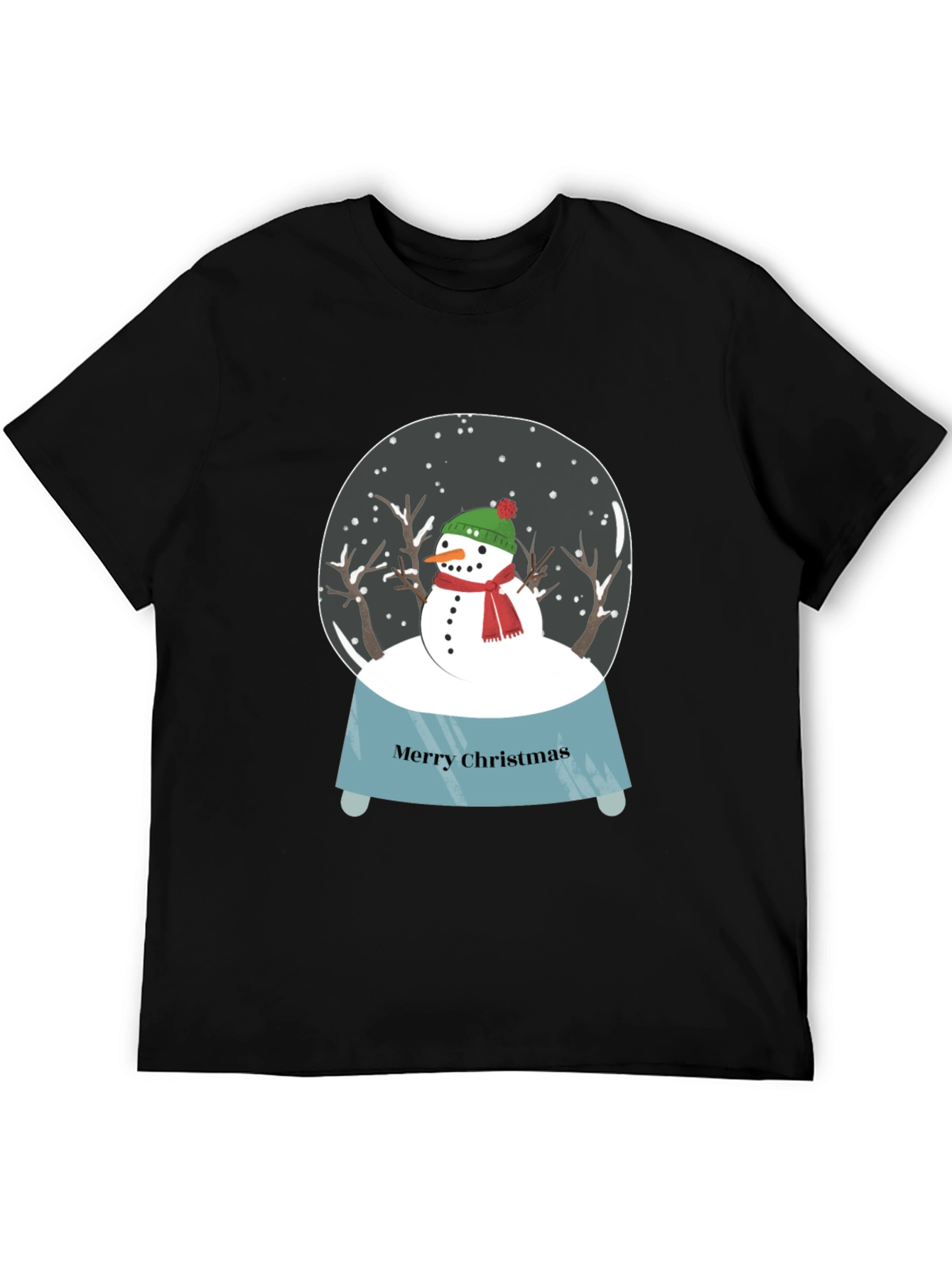 Christmas Snow Globe Graphic T-Shirt