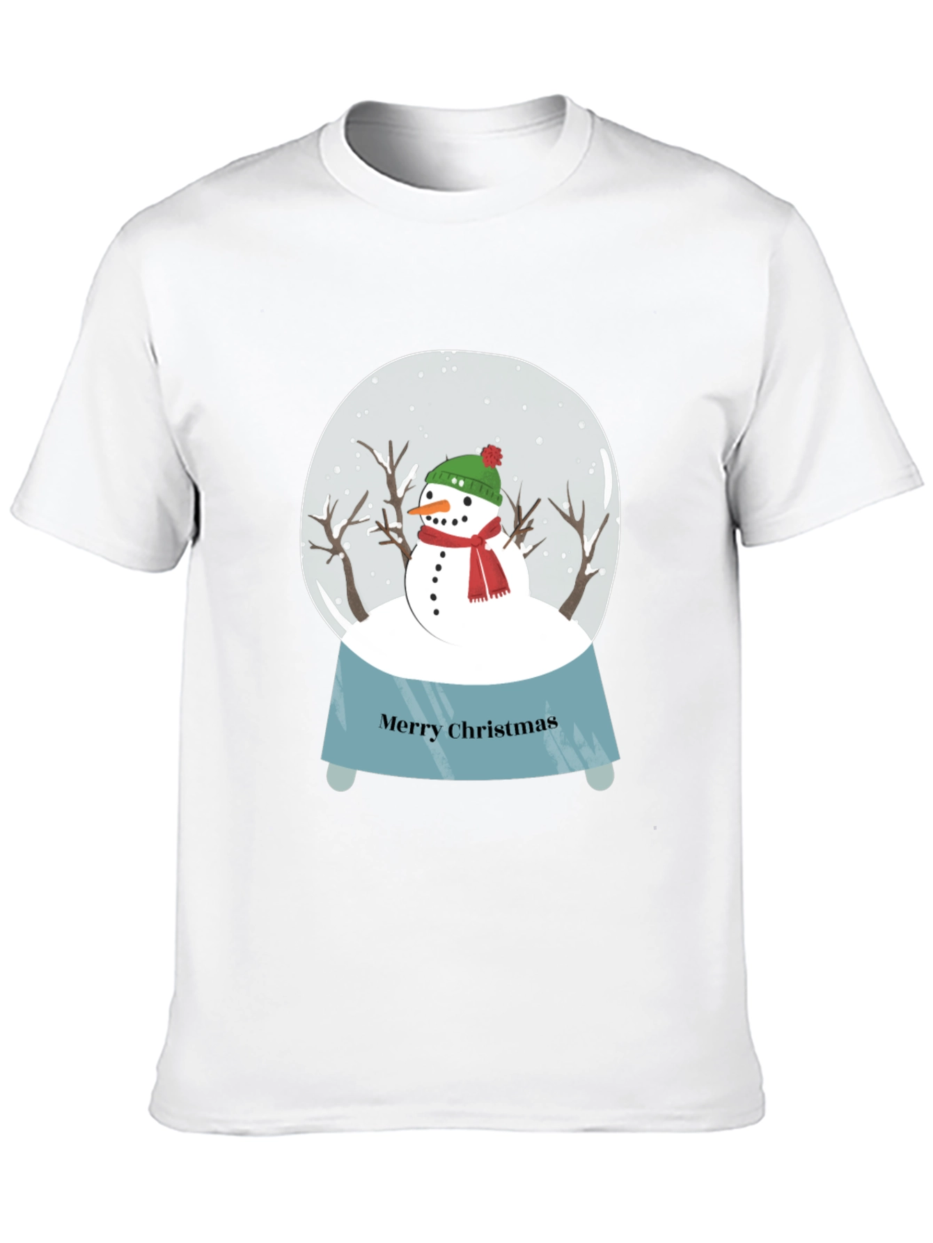 Christmas Snow Globe Graphic T-Shirt