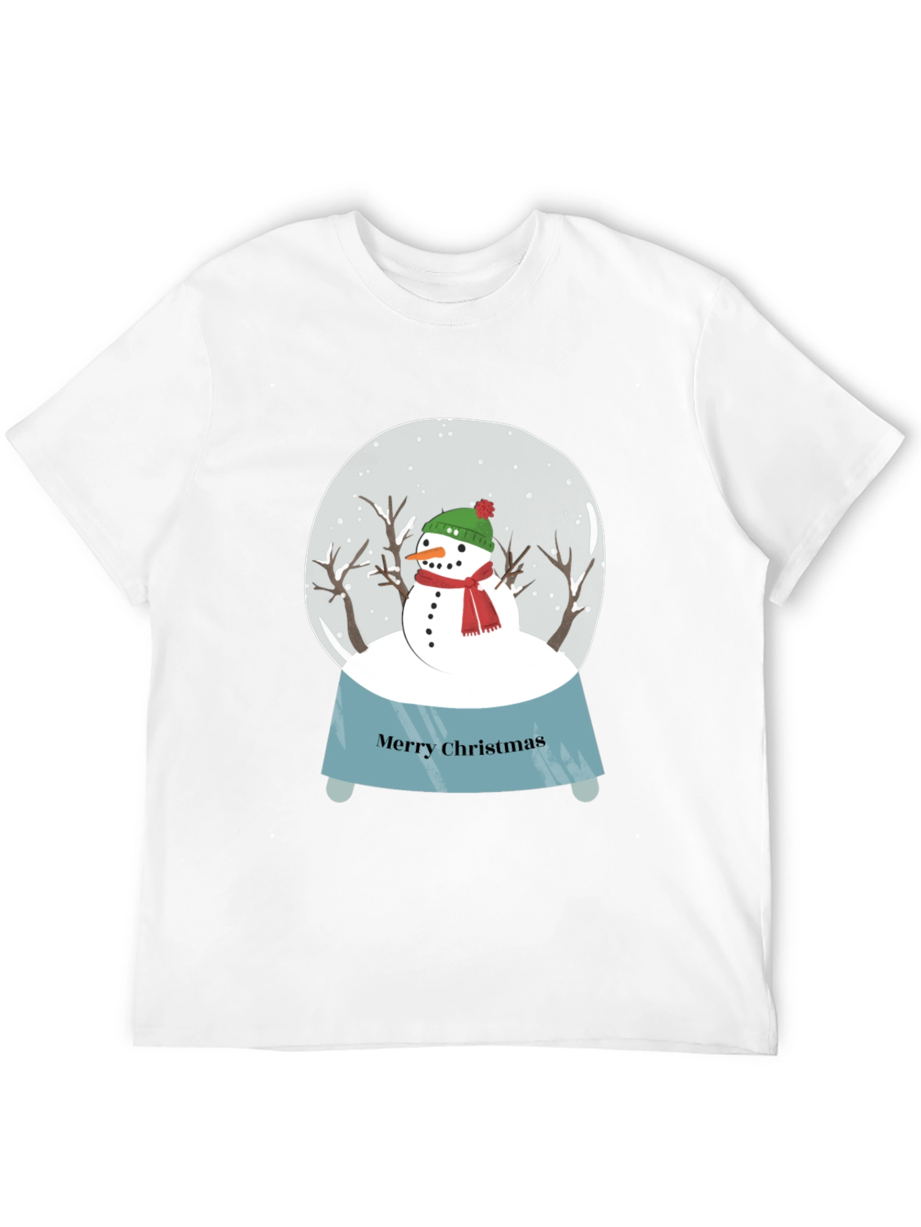 Christmas Snow Globe Graphic T-Shirt
