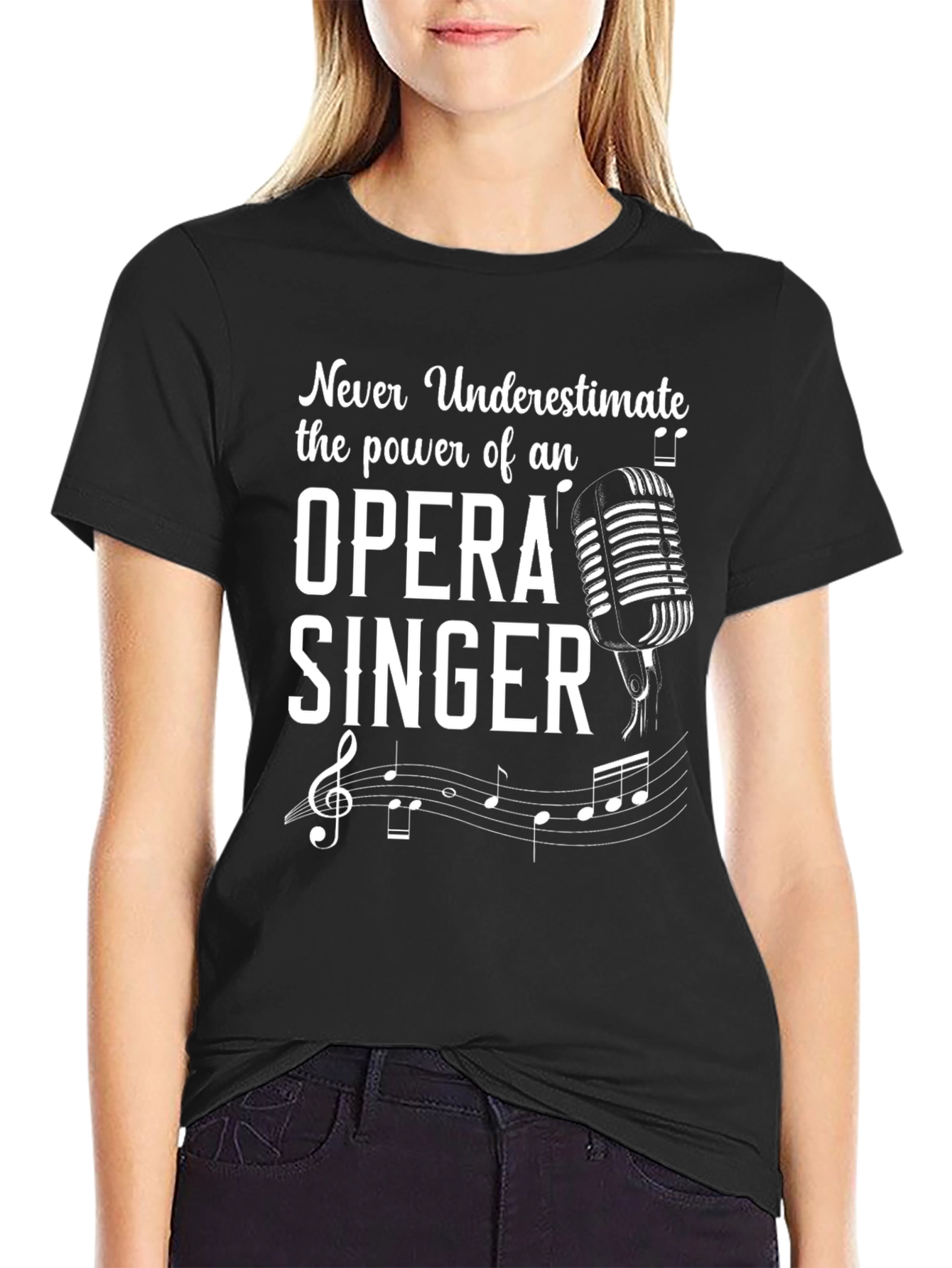 Opera Singer Power T-Shirt - Music Lover Gift