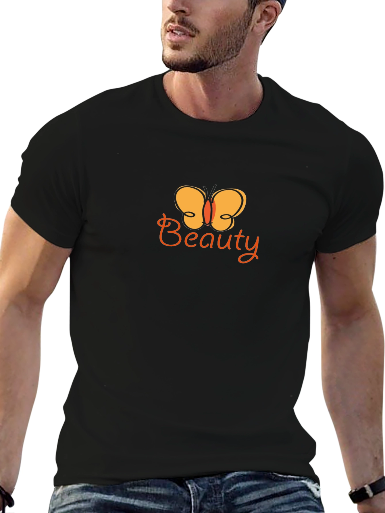 Beauty Butterfly Graphic Tee - Stylish Comfort