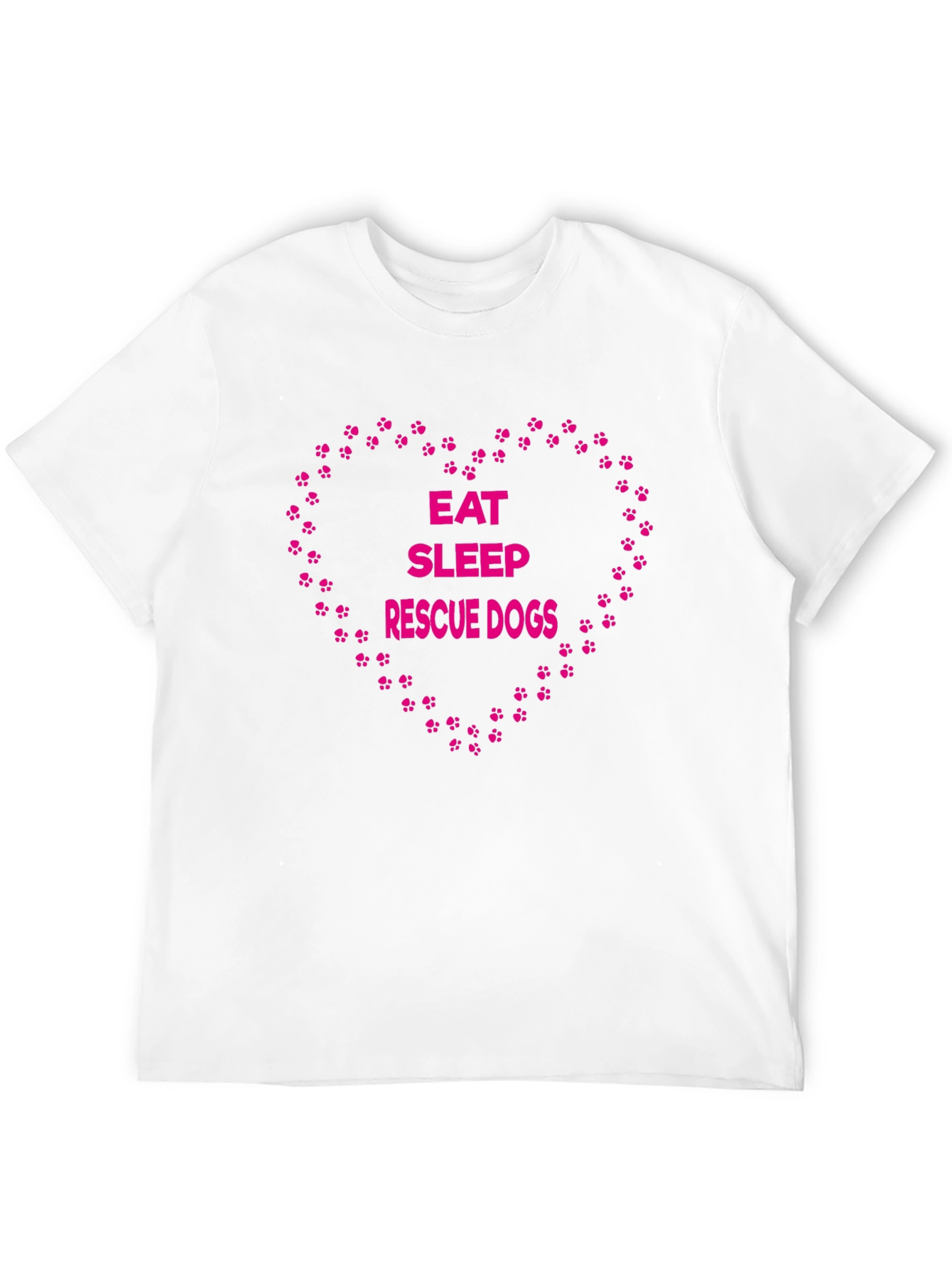 Eat Sleep Rescue Dogs T-Shirt