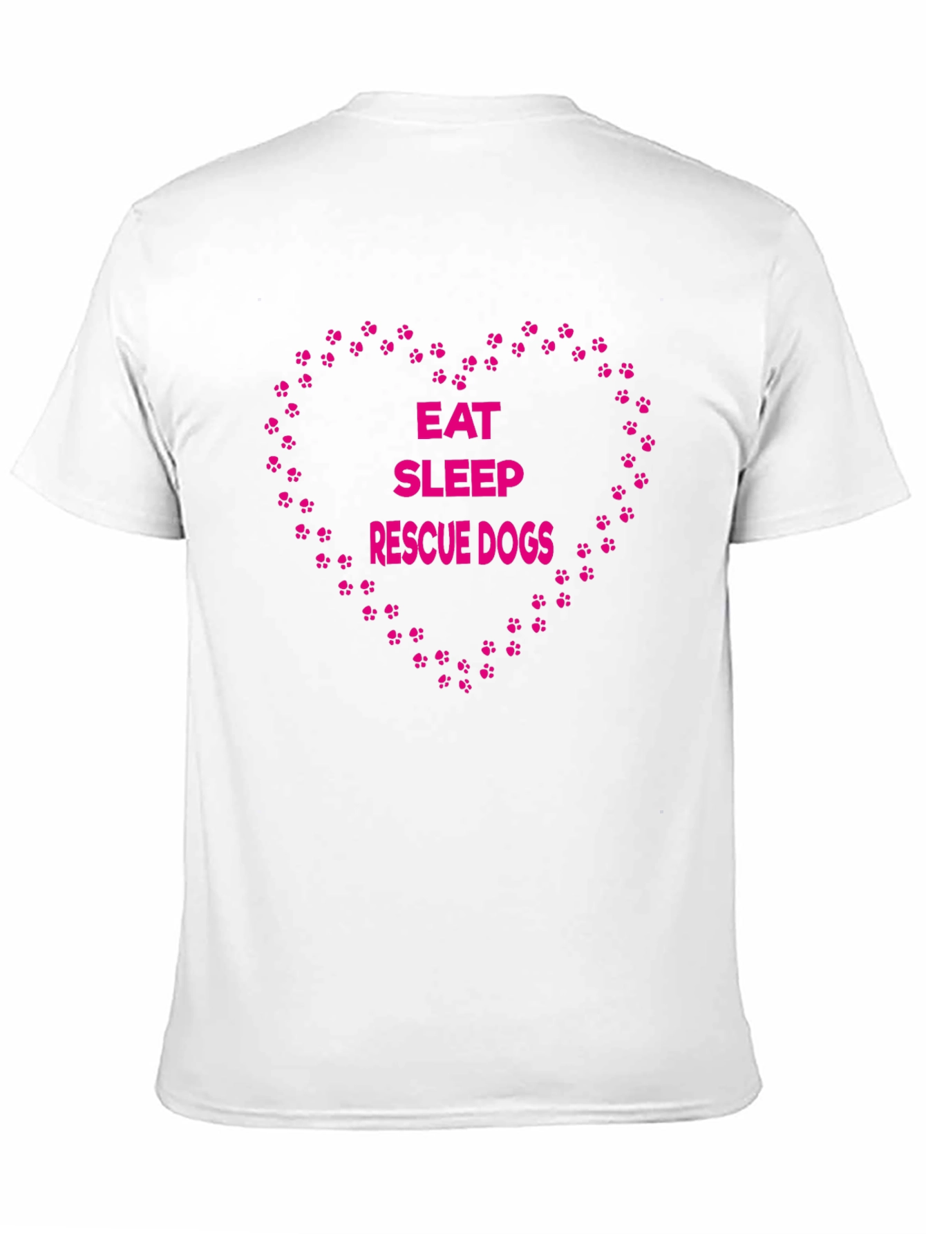 Eat Sleep Rescue Dogs T-Shirt