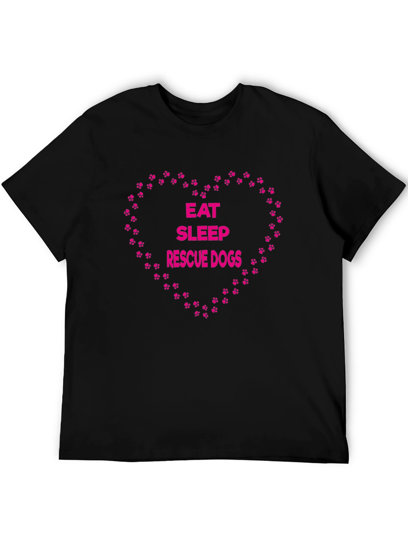 Eat Sleep Rescue Dogs T-Shirt