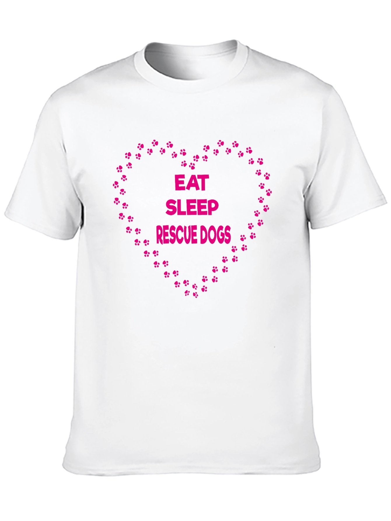 Eat Sleep Rescue Dogs T-Shirt