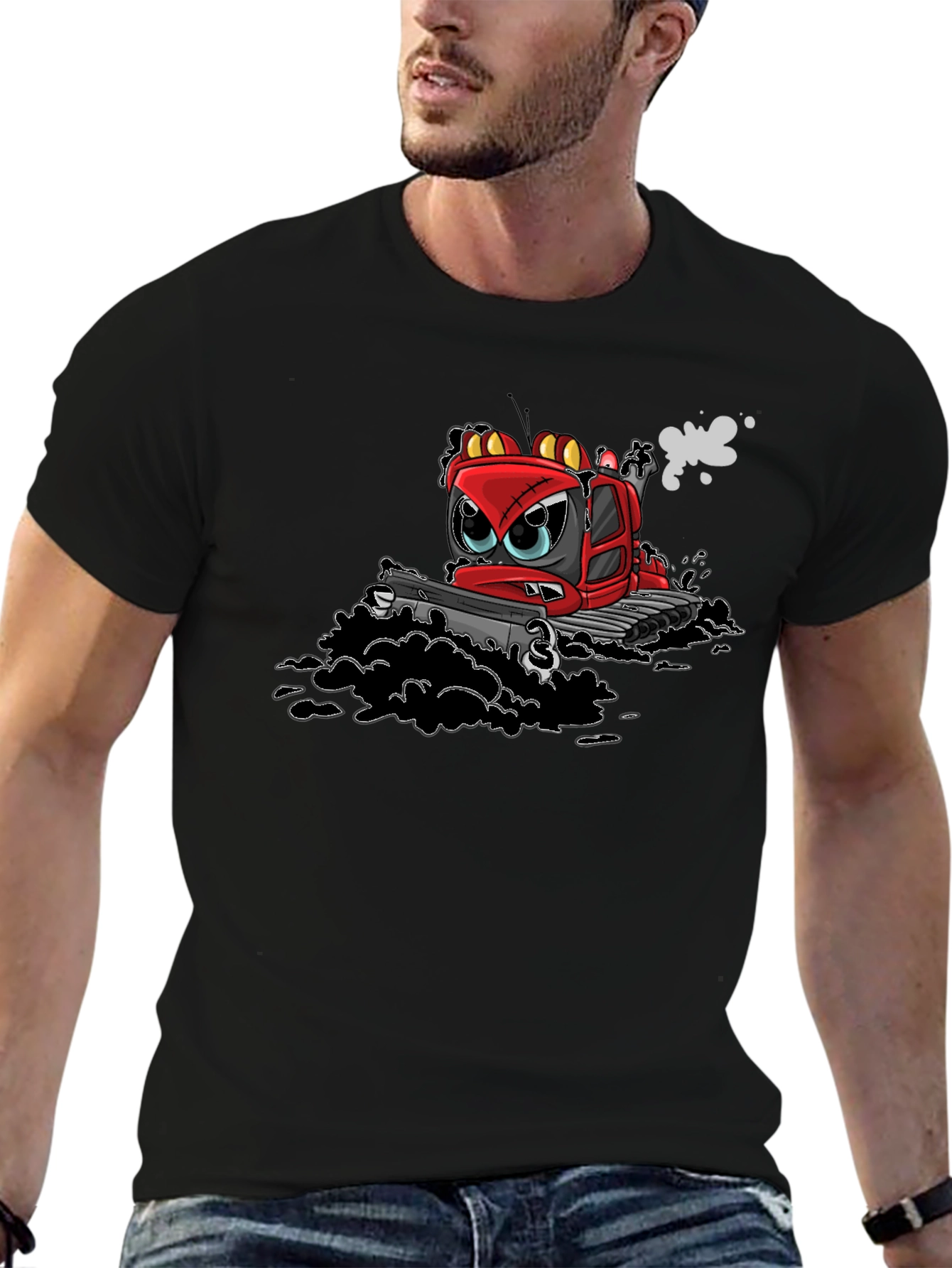 Cartoon Snowplow T-Shirt