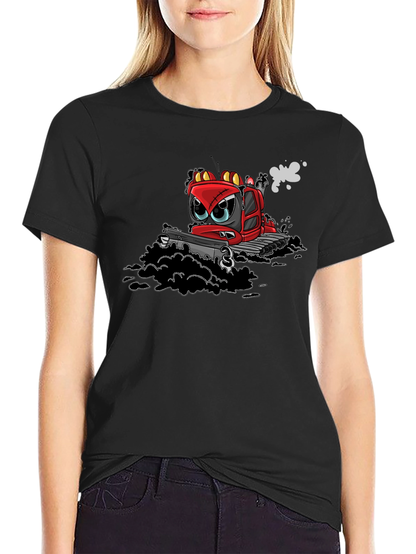 Cartoon Snowplow T-Shirt