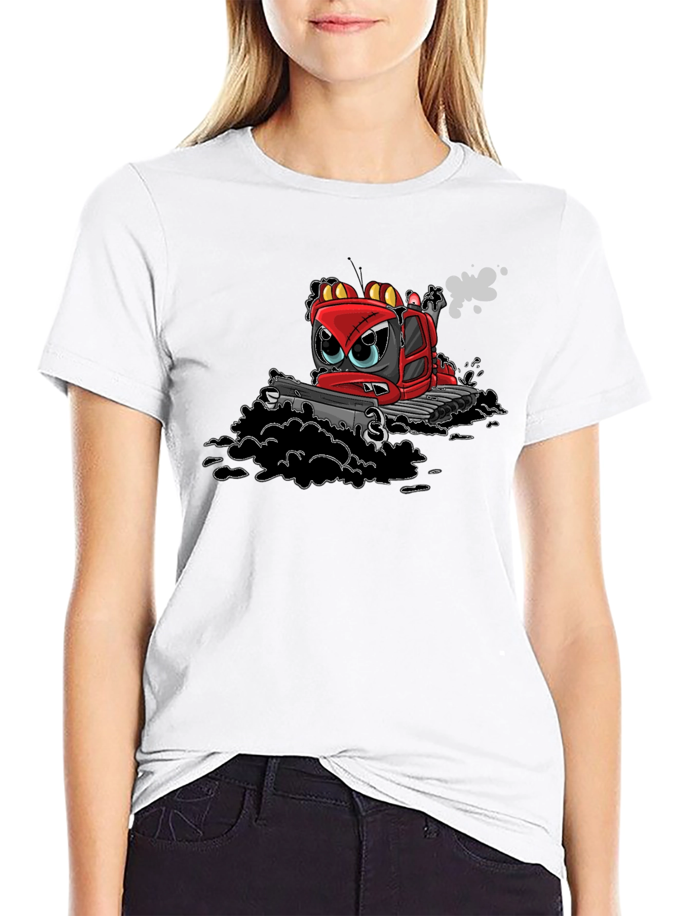 Cartoon Snowplow T-Shirt