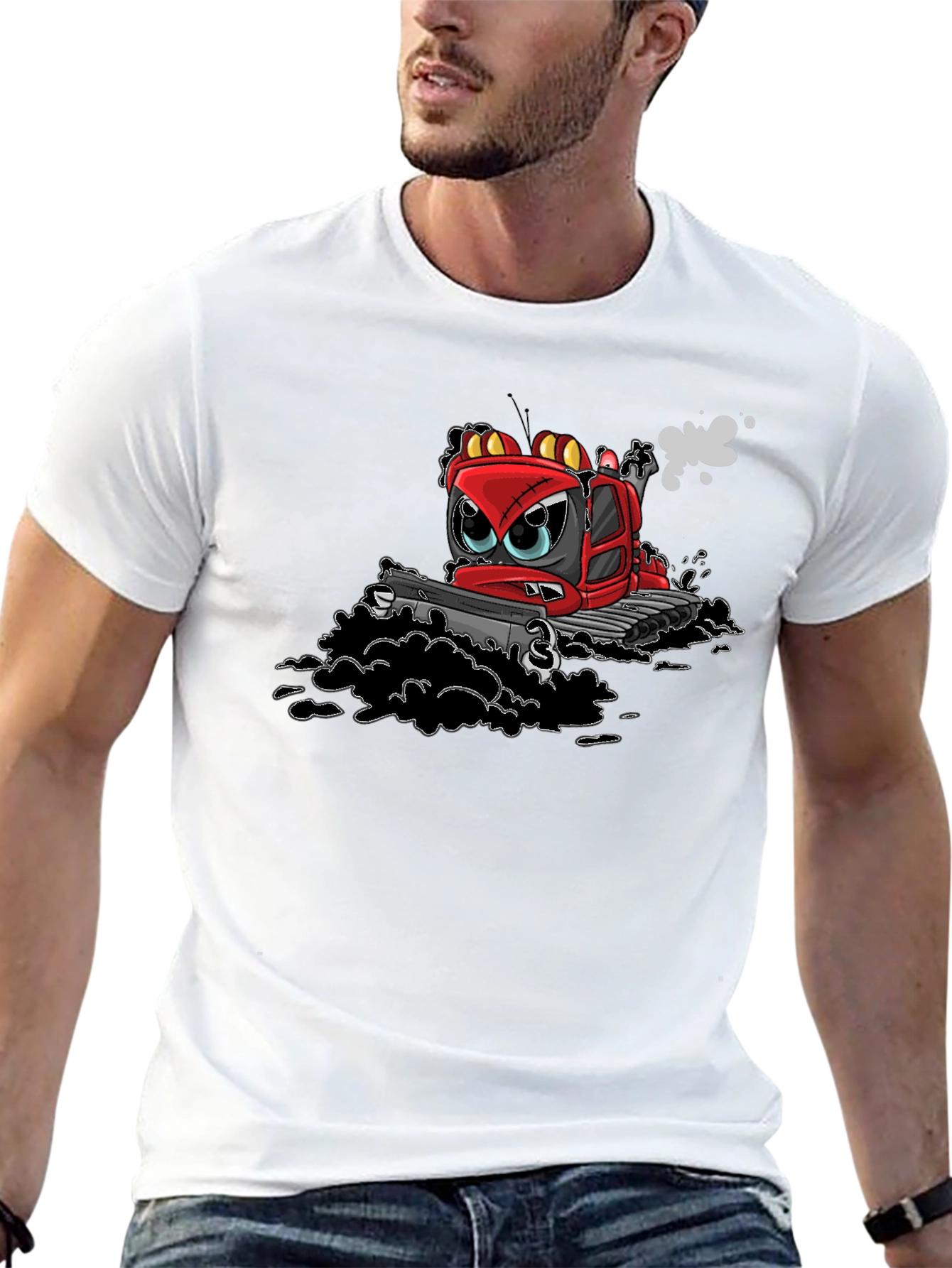 Cartoon Snowplow T-Shirt